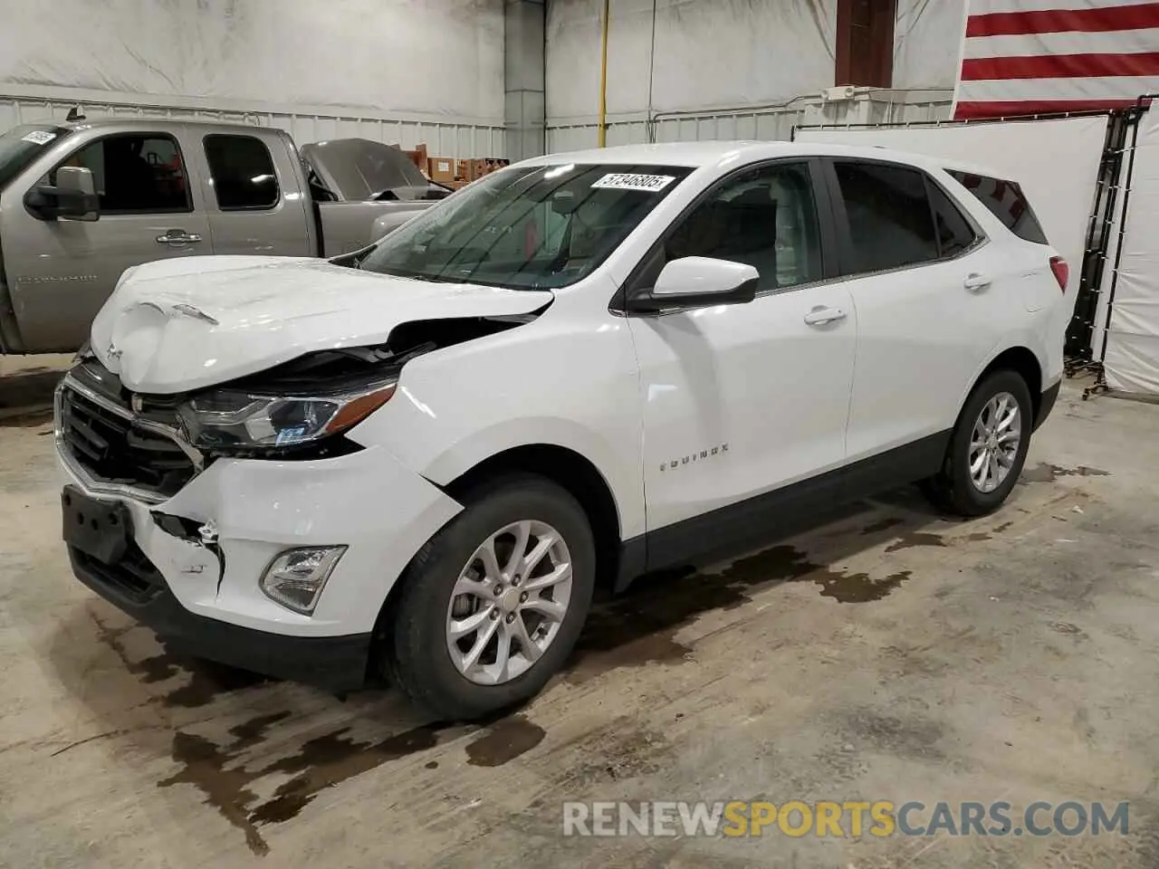 1 Photograph of a damaged car 3GNAXUEV0MS157724 CHEVROLET EQUINOX 2021