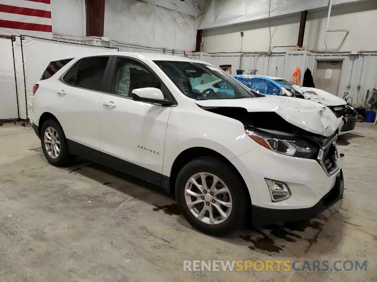 4 Photograph of a damaged car 3GNAXUEV0MS157724 CHEVROLET EQUINOX 2021