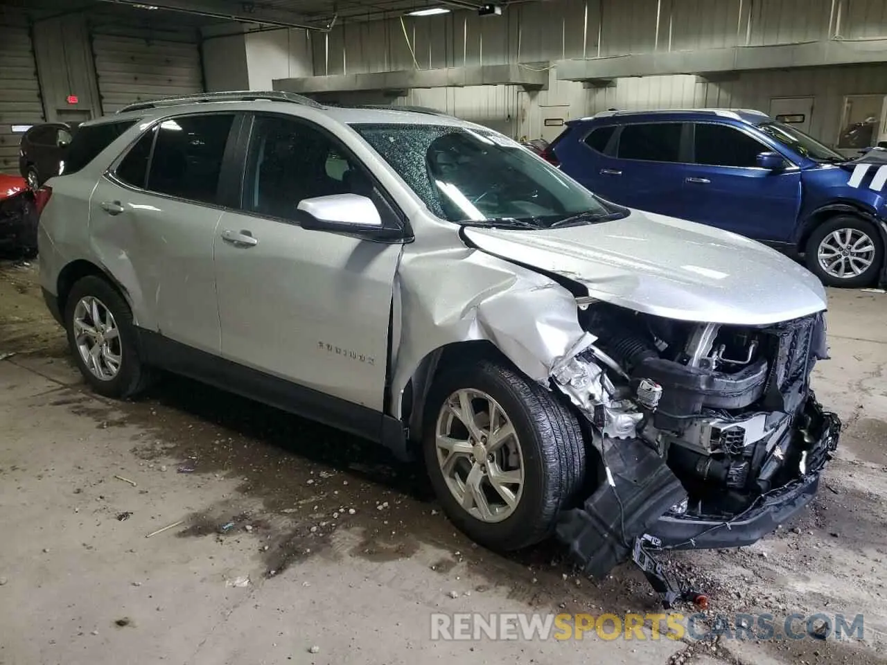 4 Photograph of a damaged car 3GNAXUEV1MS156324 CHEVROLET EQUINOX 2021