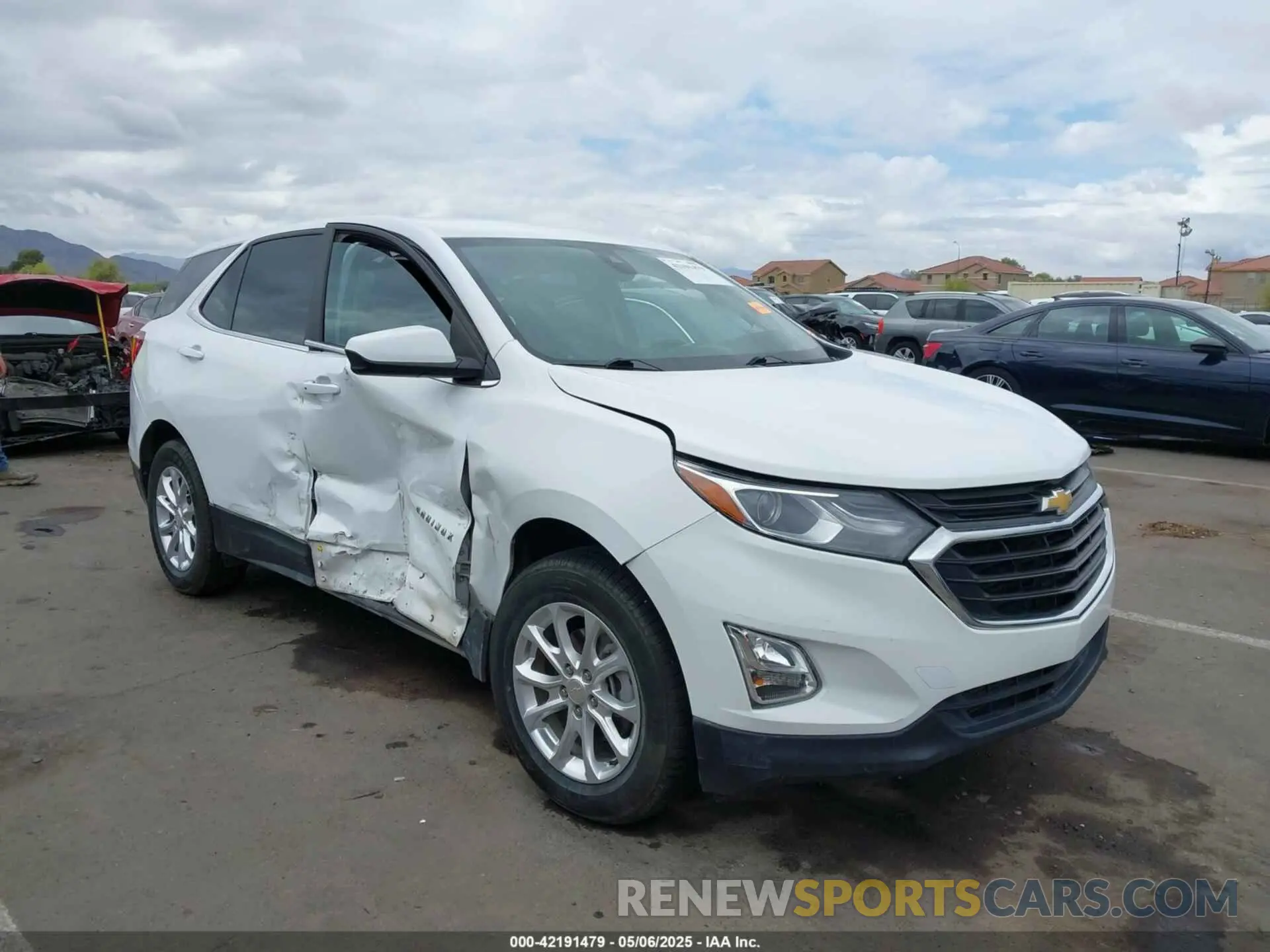 1 Photograph of a damaged car 3GNAXUEV1MS176153 CHEVROLET EQUINOX 2021