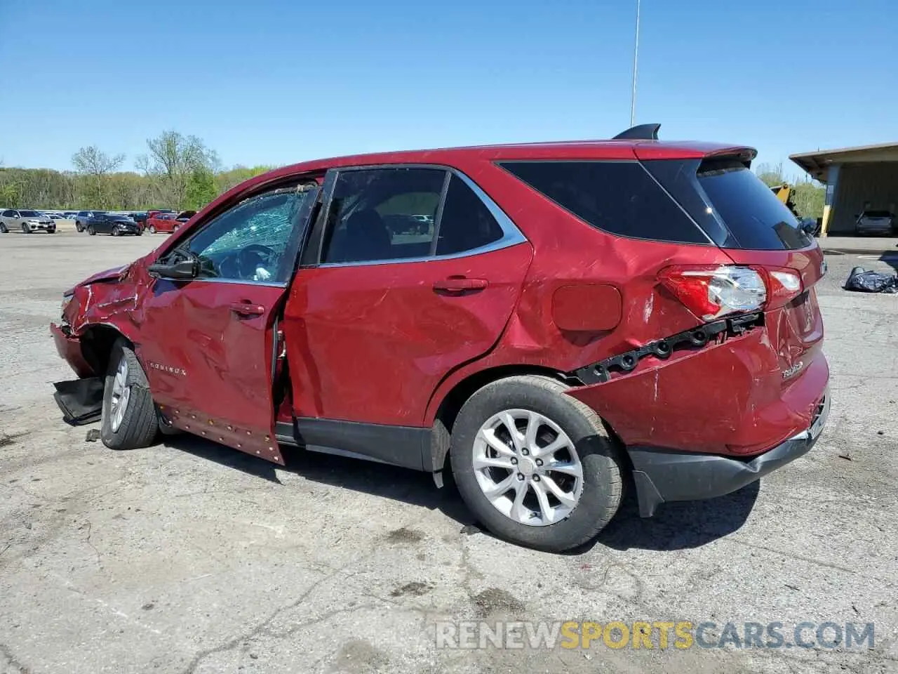 2 Photograph of a damaged car 3GNAXUEV2ML320769 CHEVROLET EQUINOX 2021