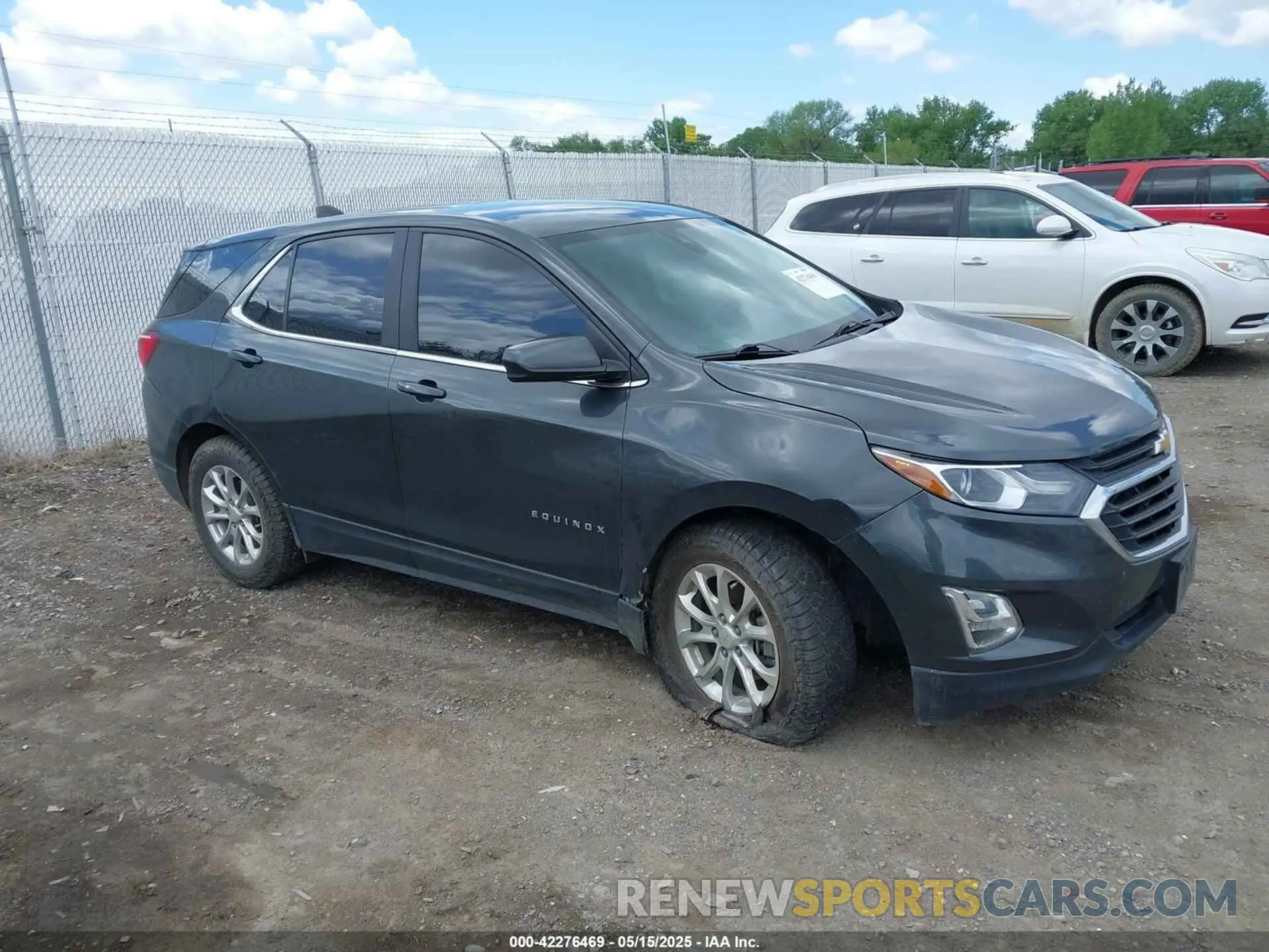 1 Photograph of a damaged car 3GNAXUEV2ML385900 CHEVROLET EQUINOX 2021