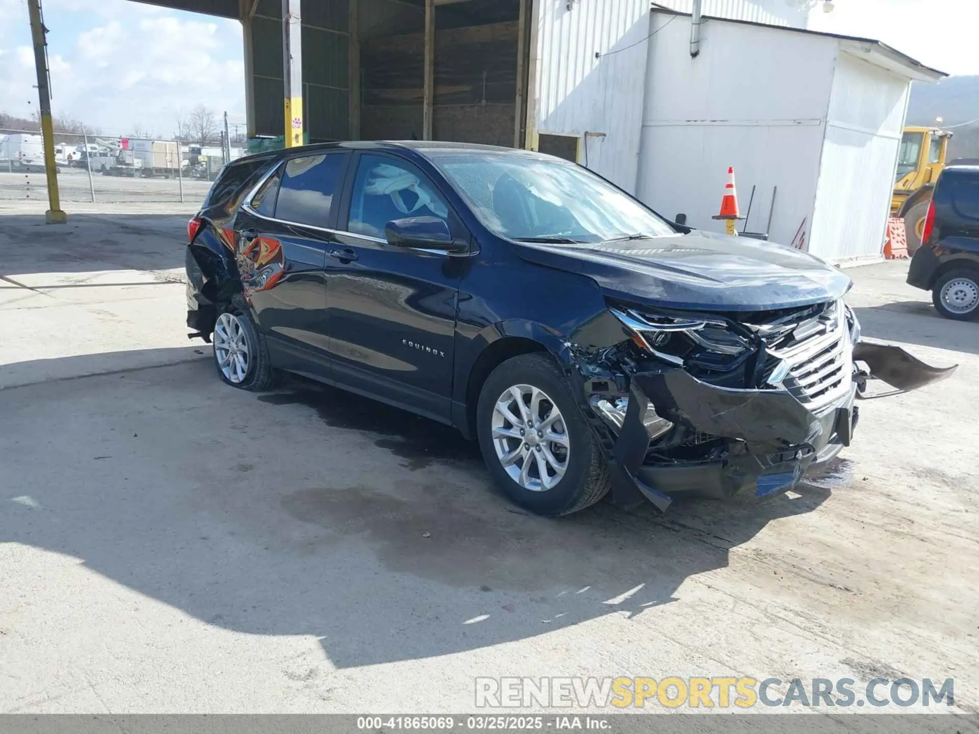 1 Photograph of a damaged car 3GNAXUEV2MS101400 CHEVROLET EQUINOX 2021