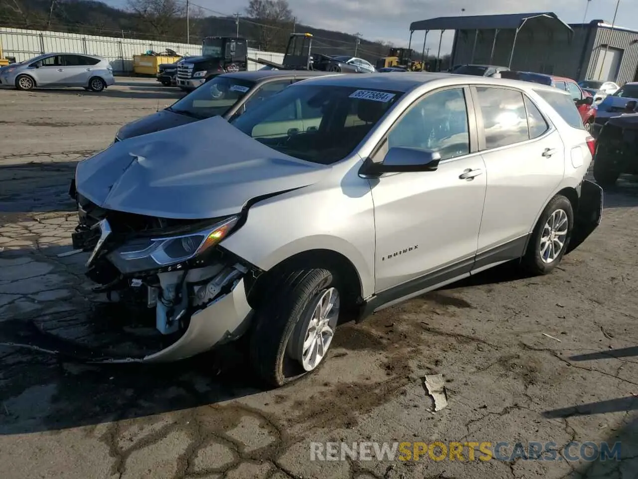 1 Photograph of a damaged car 3GNAXUEV2MS103924 CHEVROLET EQUINOX 2021