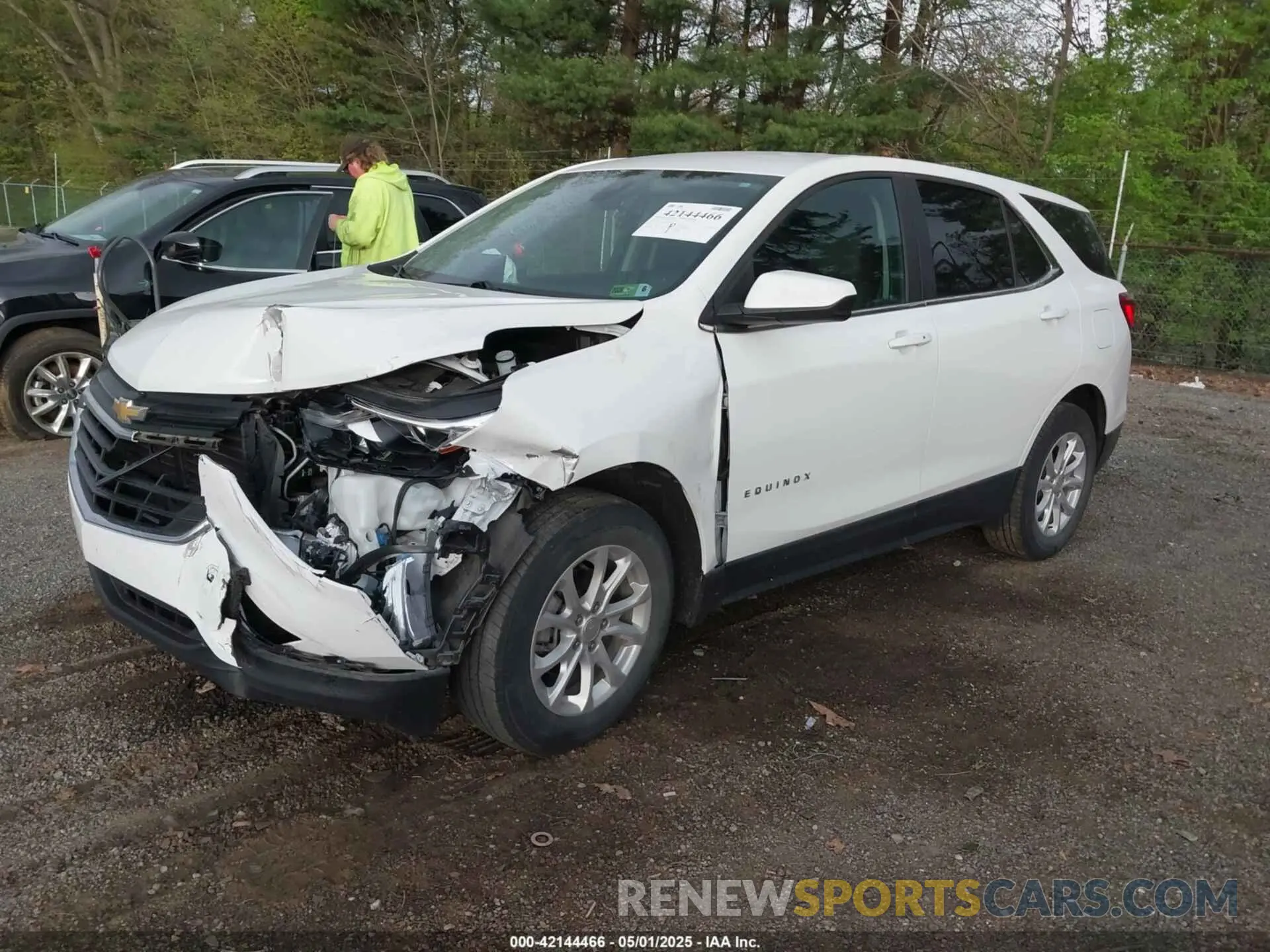 2 Photograph of a damaged car 3GNAXUEV2MS118777 CHEVROLET EQUINOX 2021
