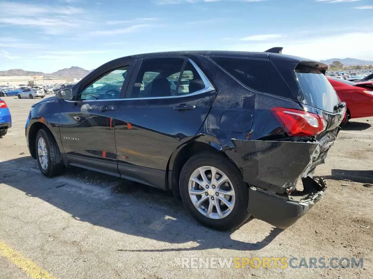 2 Photograph of a damaged car 3GNAXUEV2MS135014 CHEVROLET EQUINOX 2021