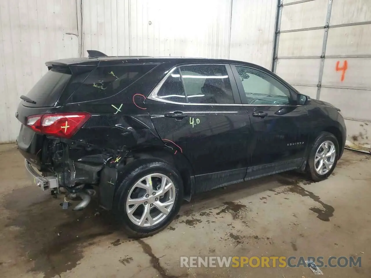 3 Photograph of a damaged car 3GNAXUEV3ML307822 CHEVROLET EQUINOX 2021