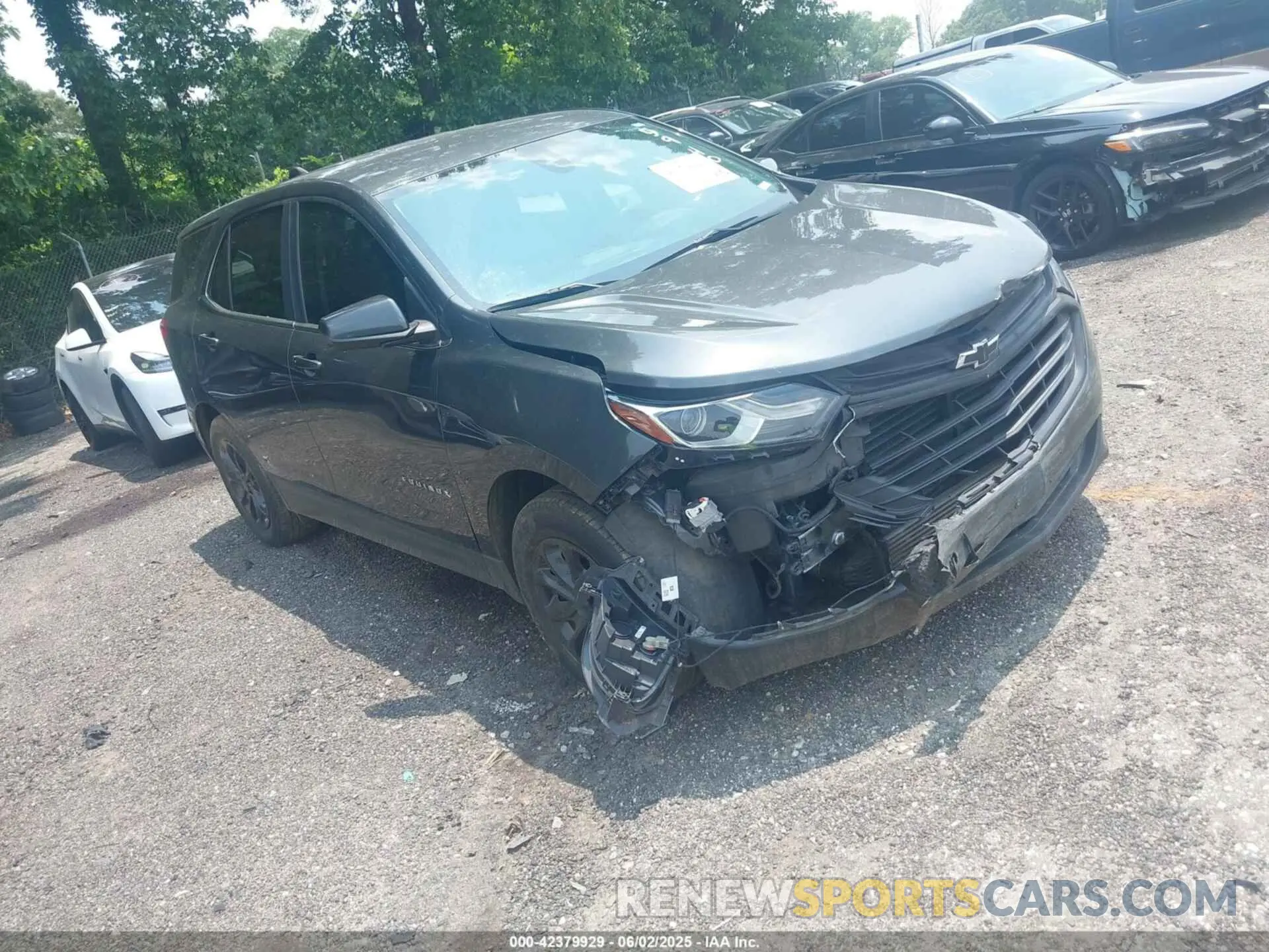 1 Photograph of a damaged car 3GNAXUEV3ML385940 CHEVROLET EQUINOX 2021