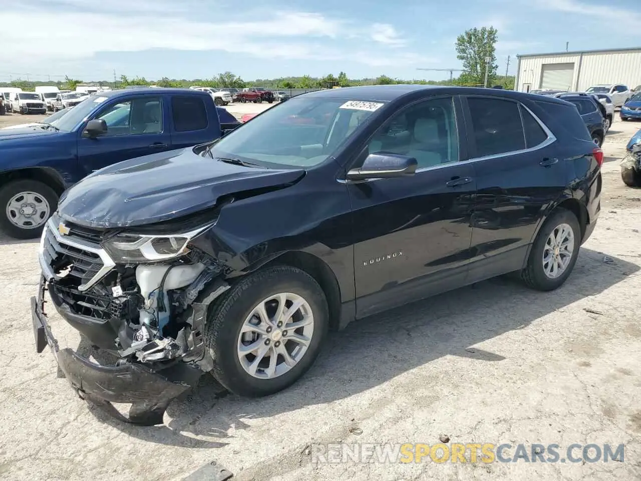 1 Photograph of a damaged car 3GNAXUEV3MS121218 CHEVROLET EQUINOX 2021
