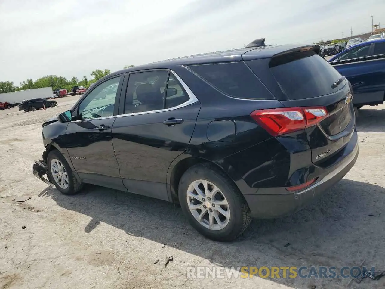 2 Photograph of a damaged car 3GNAXUEV3MS121218 CHEVROLET EQUINOX 2021