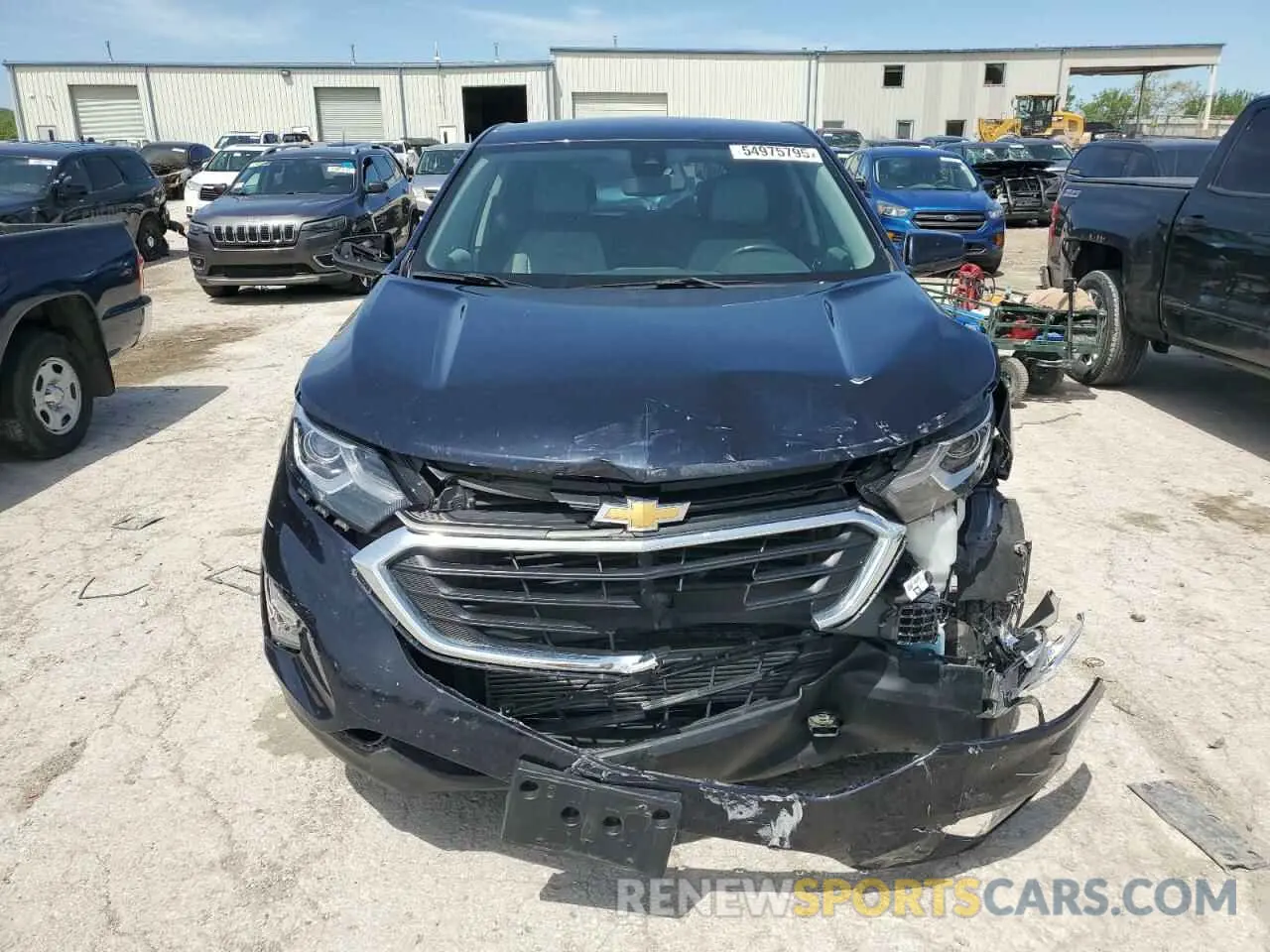 5 Photograph of a damaged car 3GNAXUEV3MS121218 CHEVROLET EQUINOX 2021