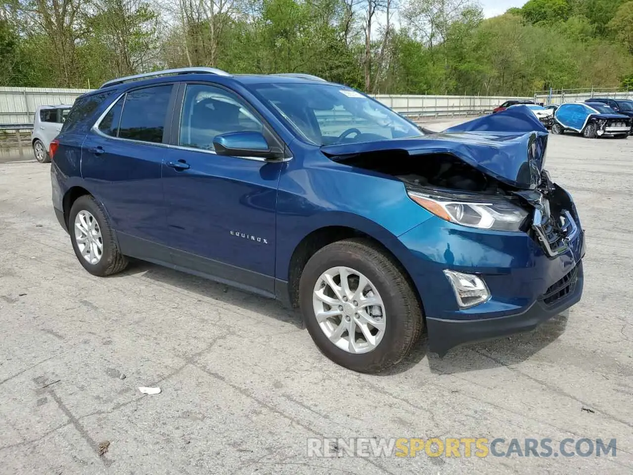 4 Photograph of a damaged car 3GNAXUEV4ML381914 CHEVROLET EQUINOX 2021