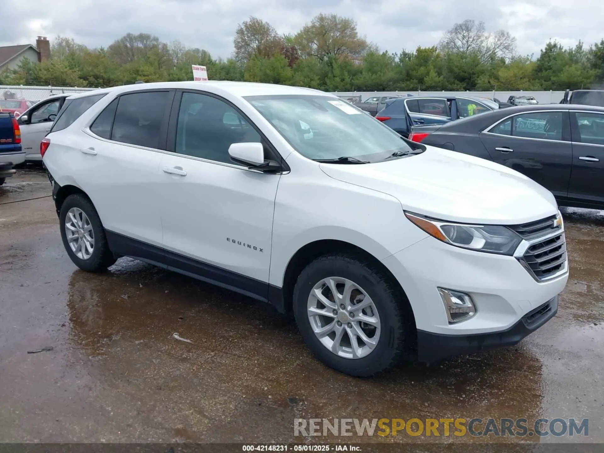 1 Photograph of a damaged car 3GNAXUEV4MS125780 CHEVROLET EQUINOX 2021