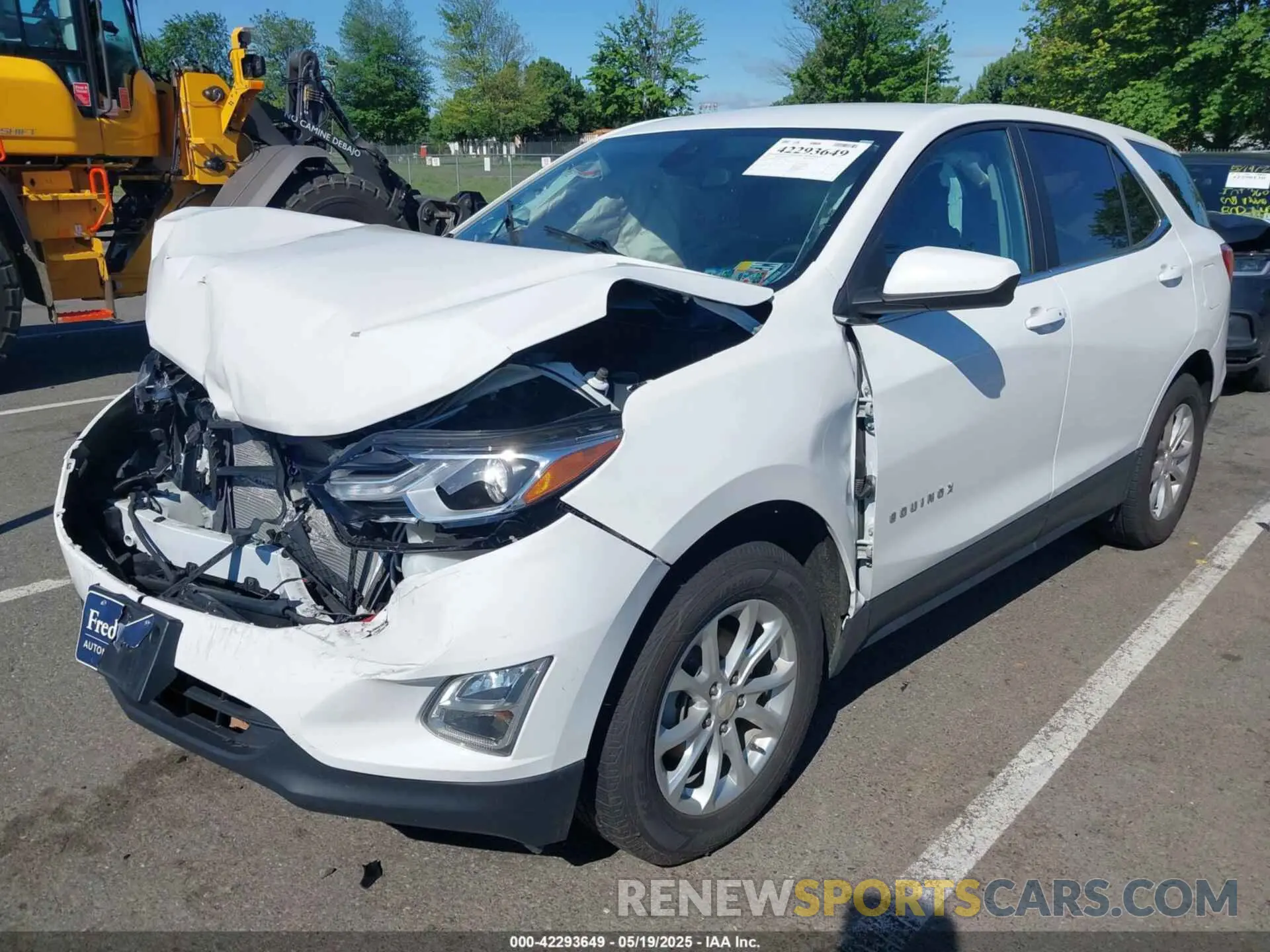 2 Photograph of a damaged car 3GNAXUEV4MS178401 CHEVROLET EQUINOX 2021