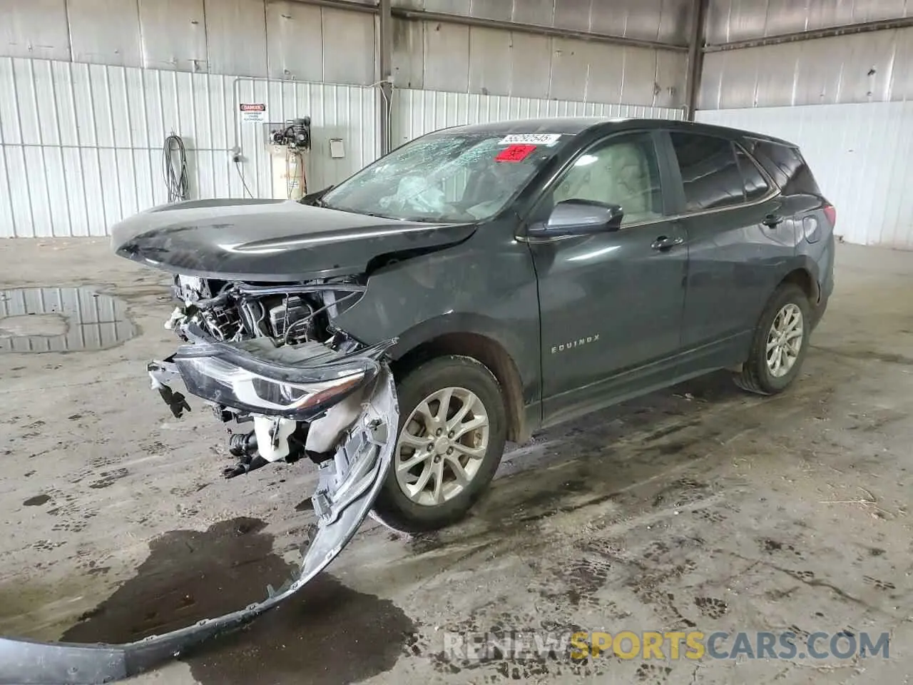 1 Photograph of a damaged car 3GNAXUEV5ML338859 CHEVROLET EQUINOX 2021