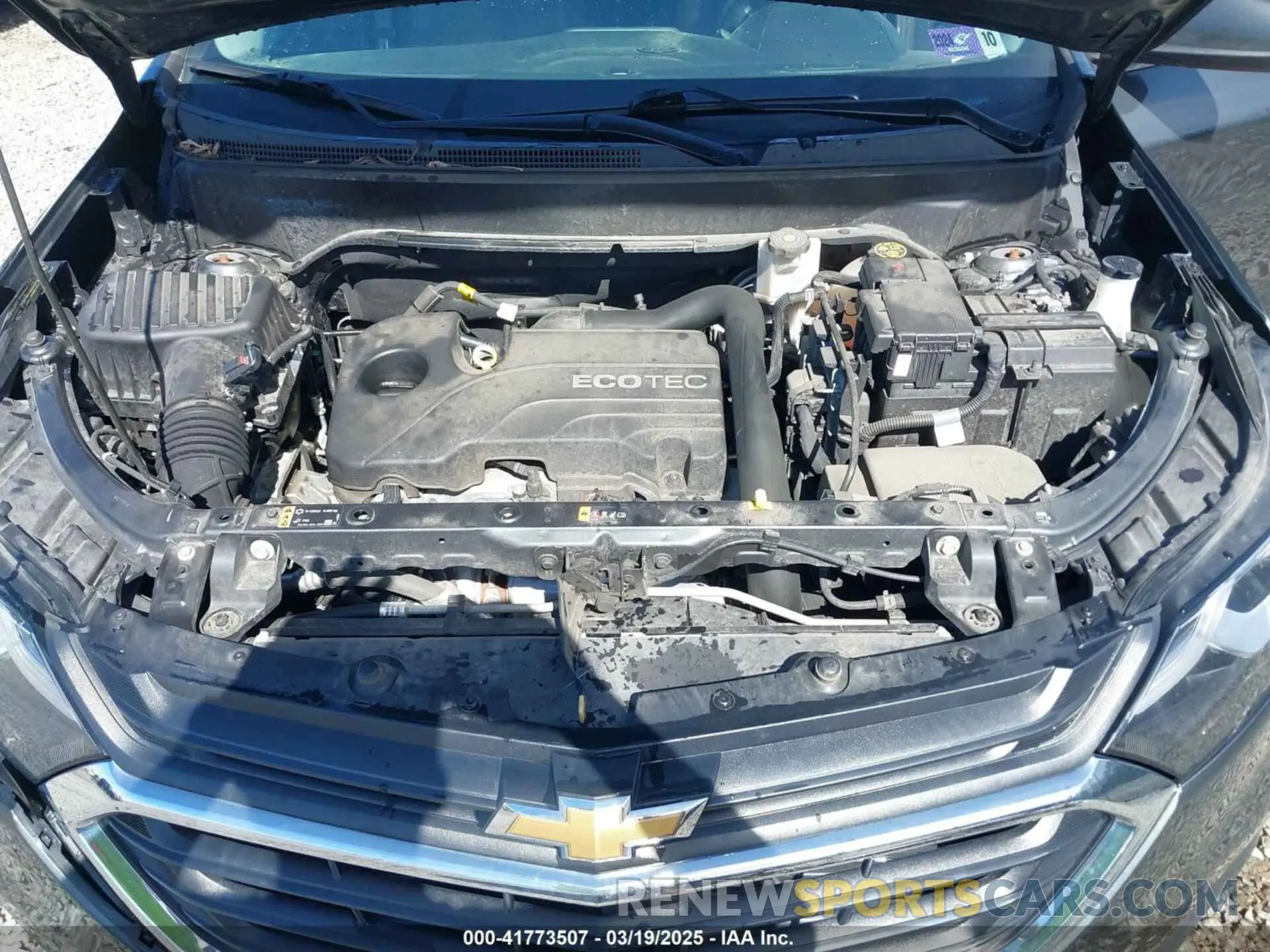 10 Photograph of a damaged car 3GNAXUEV5ML380769 CHEVROLET EQUINOX 2021