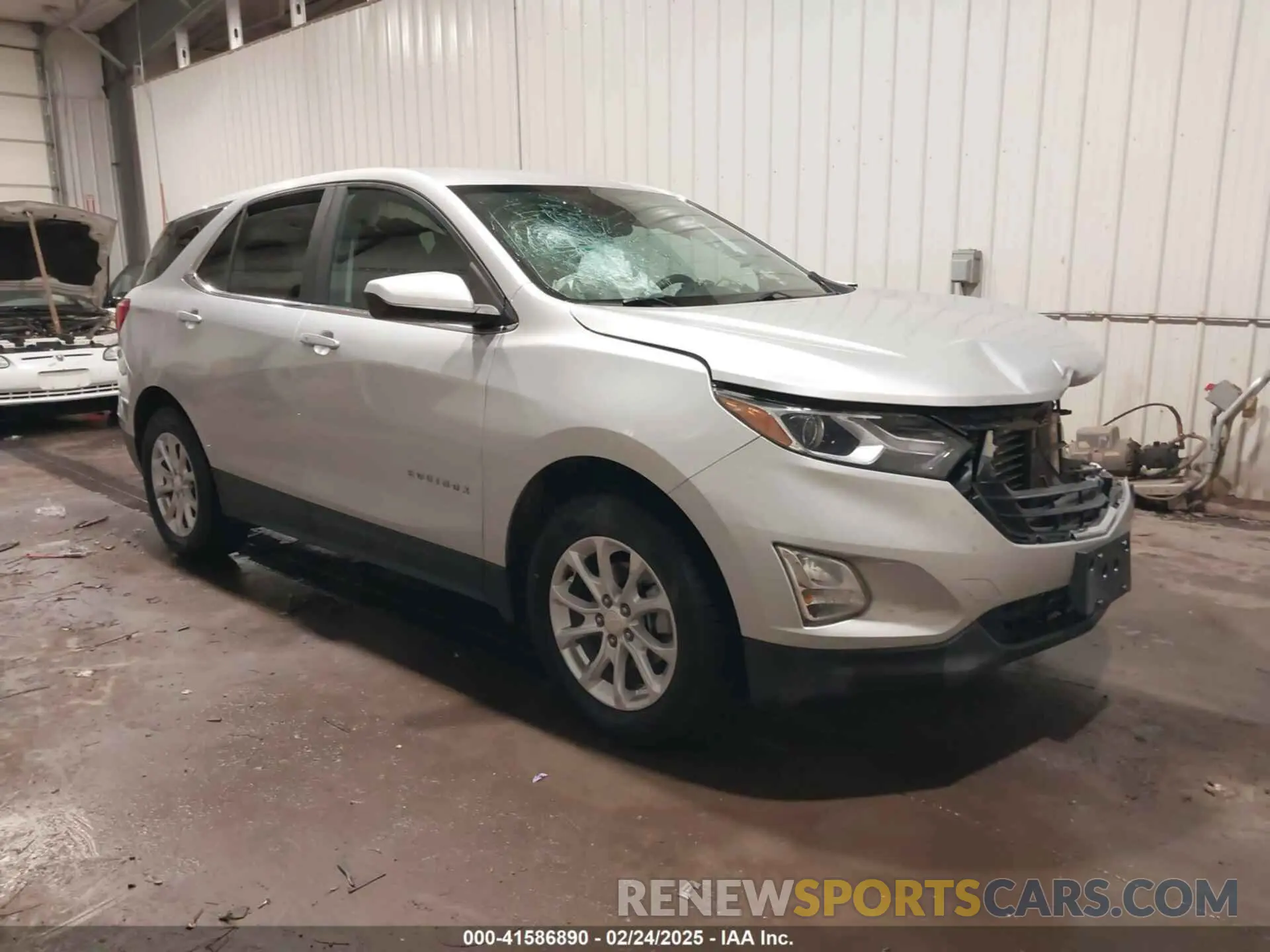 1 Photograph of a damaged car 3GNAXUEV5MS157668 CHEVROLET EQUINOX 2021