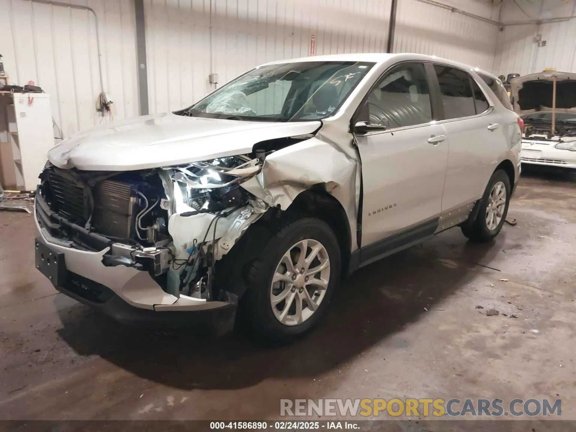 2 Photograph of a damaged car 3GNAXUEV5MS157668 CHEVROLET EQUINOX 2021