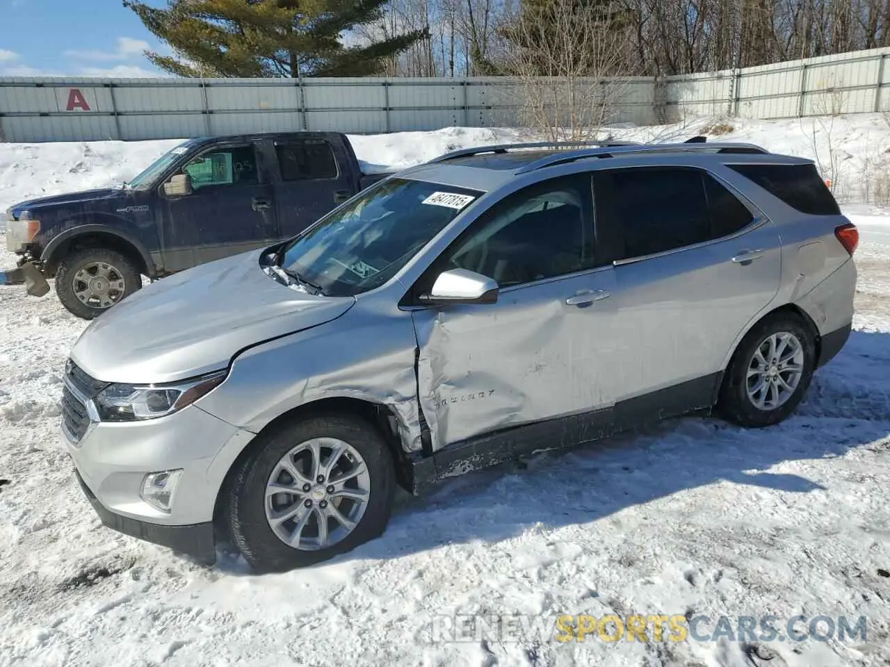 1 Photograph of a damaged car 3GNAXUEV5MS163776 CHEVROLET EQUINOX 2021