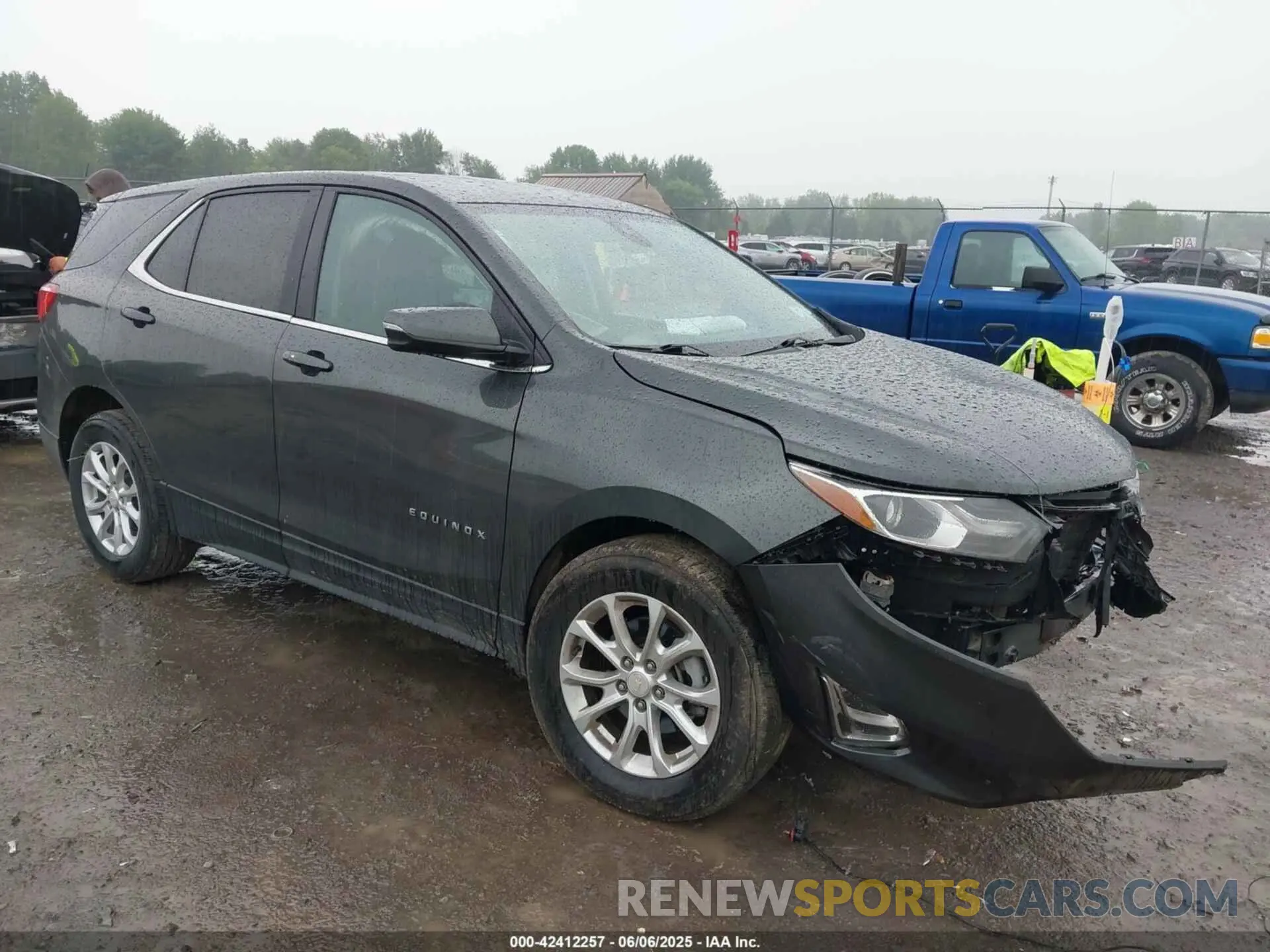 1 Photograph of a damaged car 3GNAXUEV6ML313064 CHEVROLET EQUINOX 2021