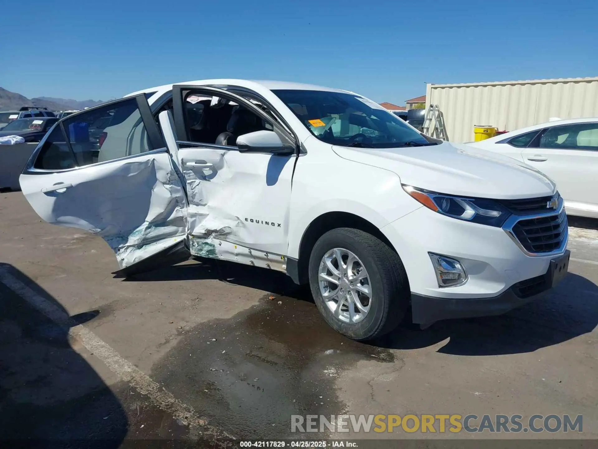 1 Photograph of a damaged car 3GNAXUEV6ML355881 CHEVROLET EQUINOX 2021