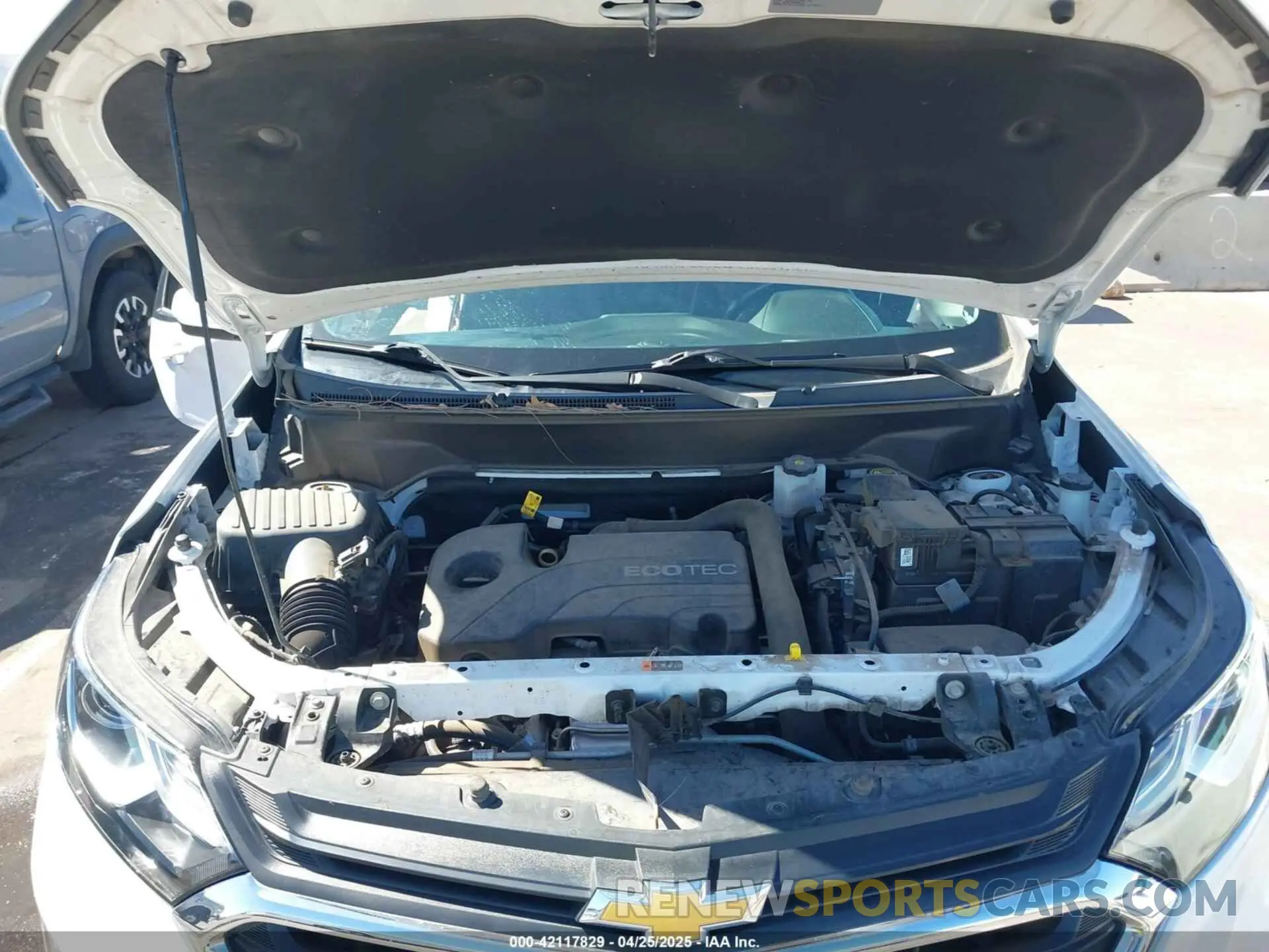 10 Photograph of a damaged car 3GNAXUEV6ML355881 CHEVROLET EQUINOX 2021