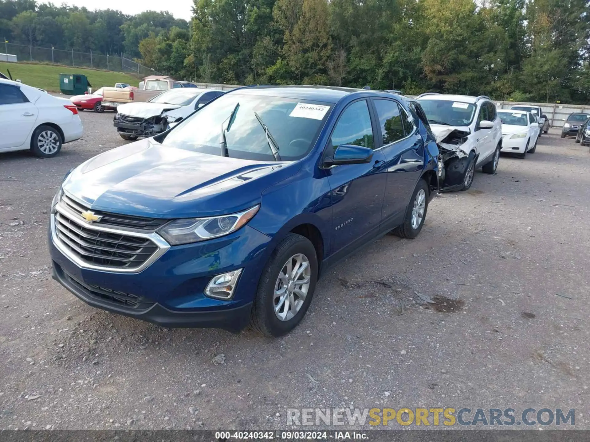 2 Photograph of a damaged car 3GNAXUEV6ML394437 CHEVROLET EQUINOX 2021