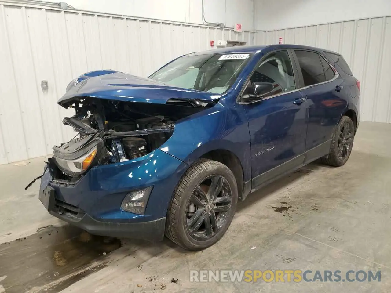 1 Photograph of a damaged car 3GNAXUEV6ML399668 CHEVROLET EQUINOX 2021