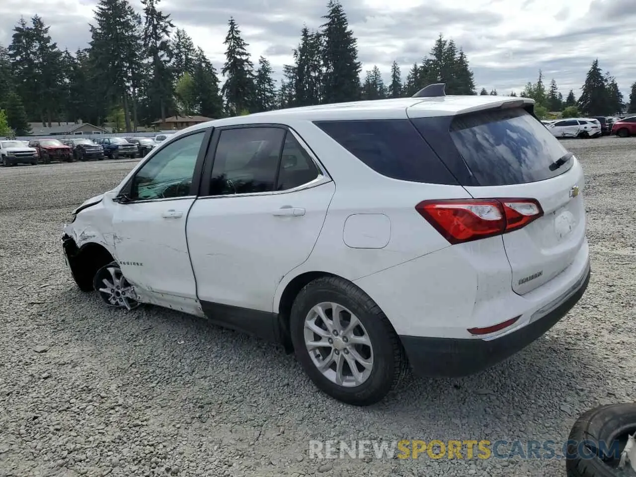 2 Photograph of a damaged car 3GNAXUEV6MS144802 CHEVROLET EQUINOX 2021