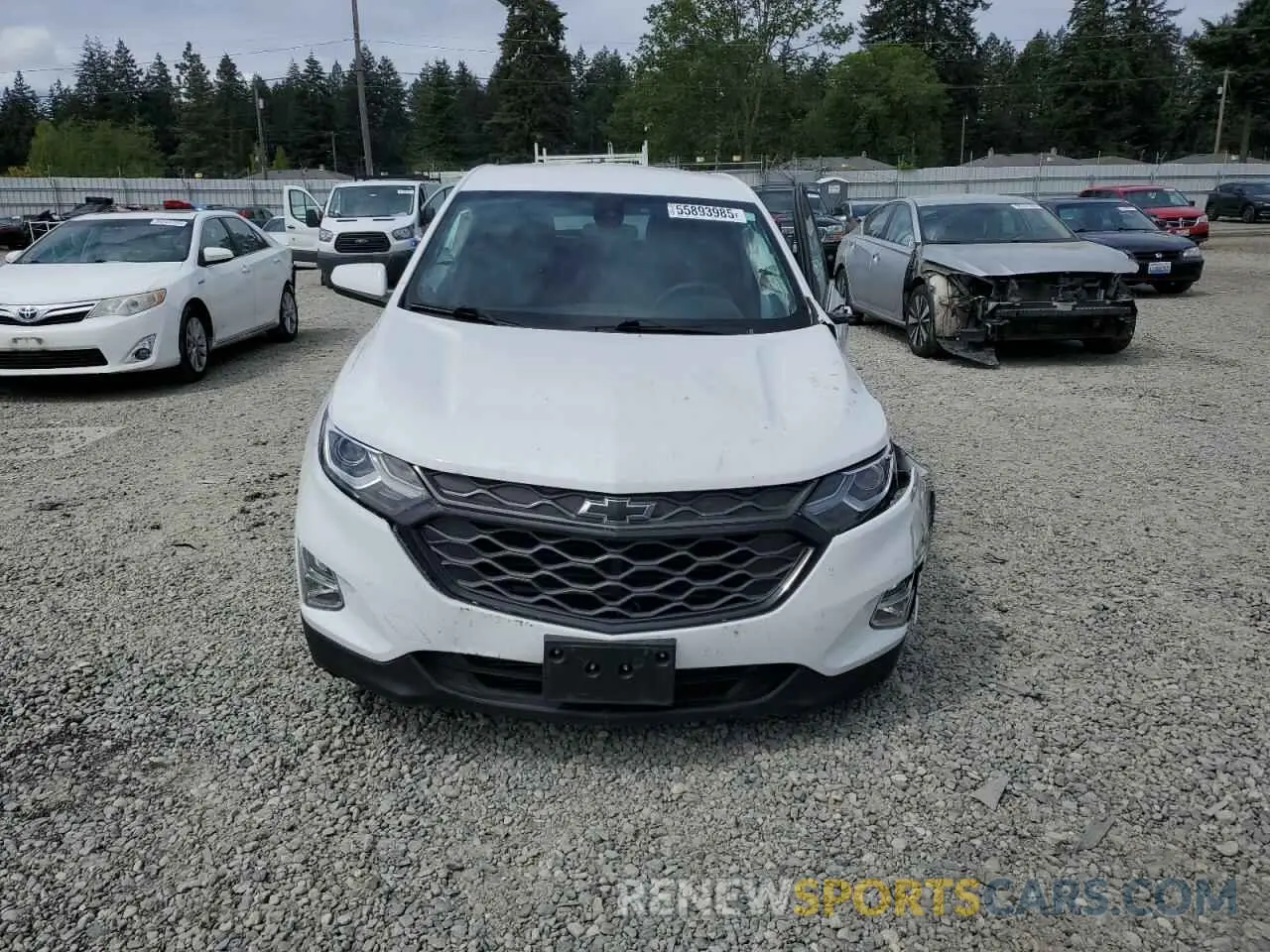 5 Photograph of a damaged car 3GNAXUEV6MS144802 CHEVROLET EQUINOX 2021