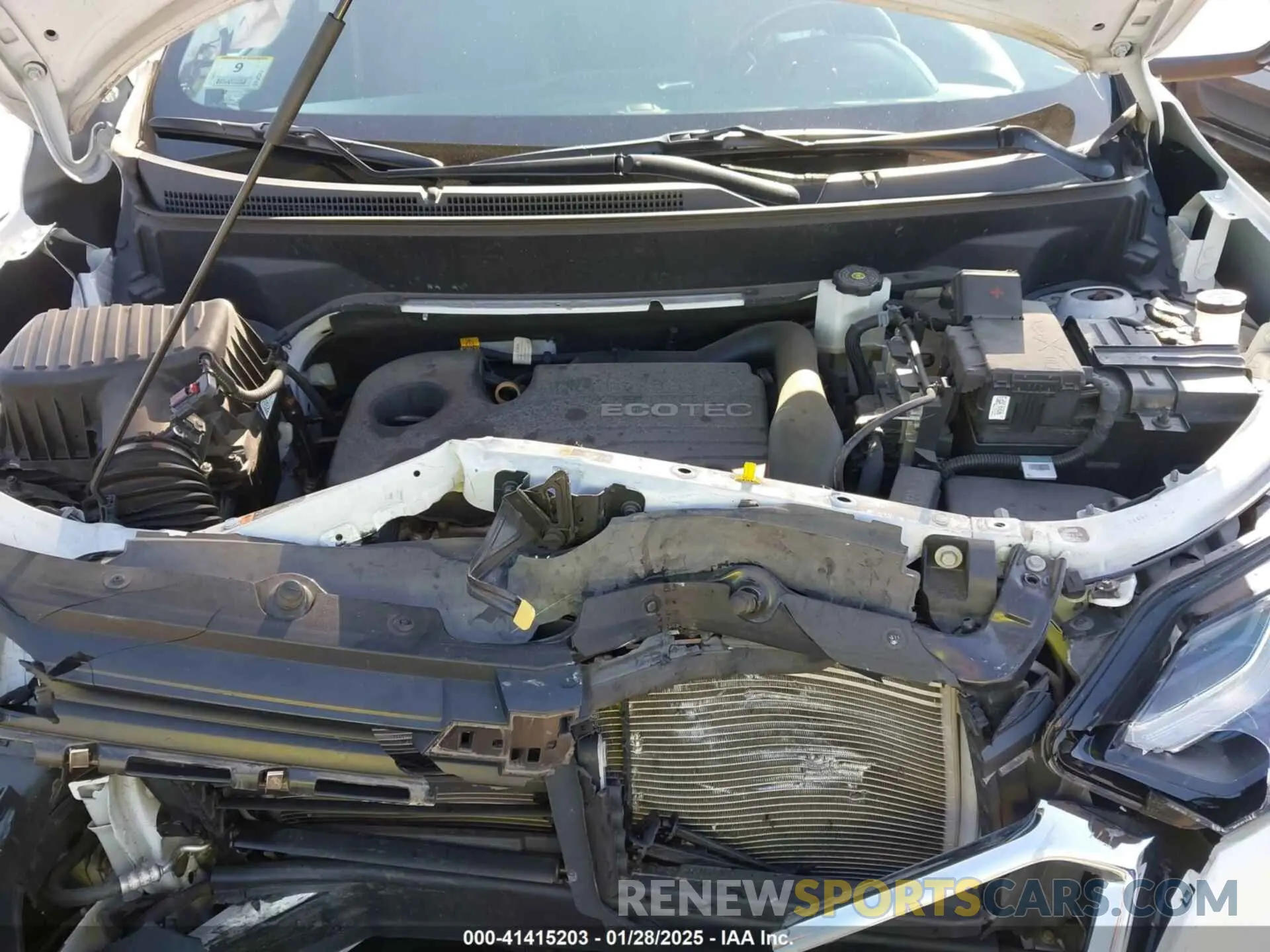 10 Photograph of a damaged car 3GNAXUEV6MS163592 CHEVROLET EQUINOX 2021