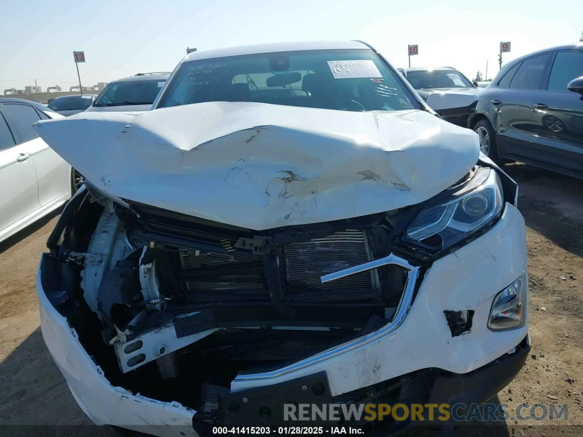 12 Photograph of a damaged car 3GNAXUEV6MS163592 CHEVROLET EQUINOX 2021