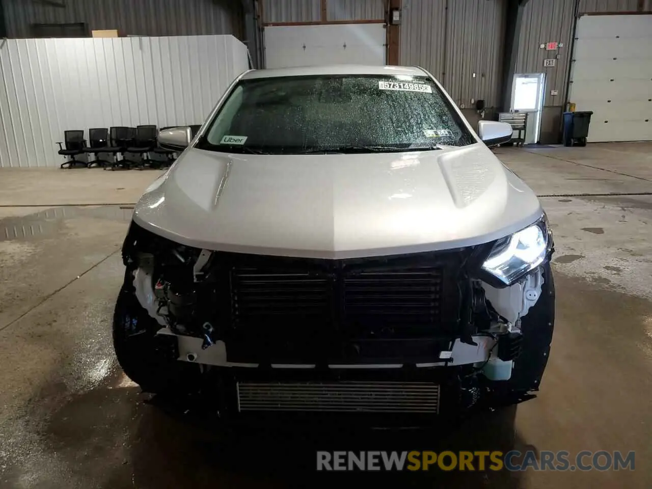 5 Photograph of a damaged car 3GNAXUEV7ML305068 CHEVROLET EQUINOX 2021