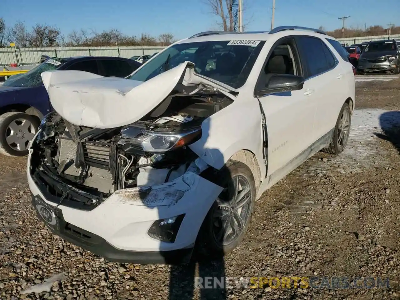 1 Photograph of a damaged car 3GNAXUEV7ML323814 CHEVROLET EQUINOX 2021