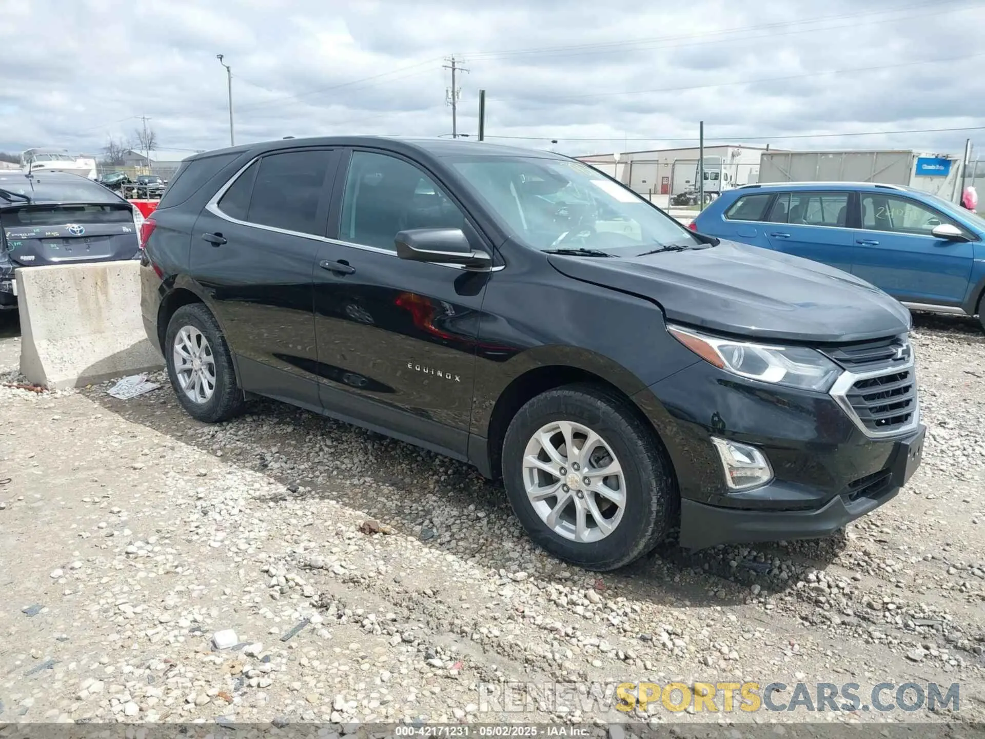 1 Photograph of a damaged car 3GNAXUEV7ML336725 CHEVROLET EQUINOX 2021