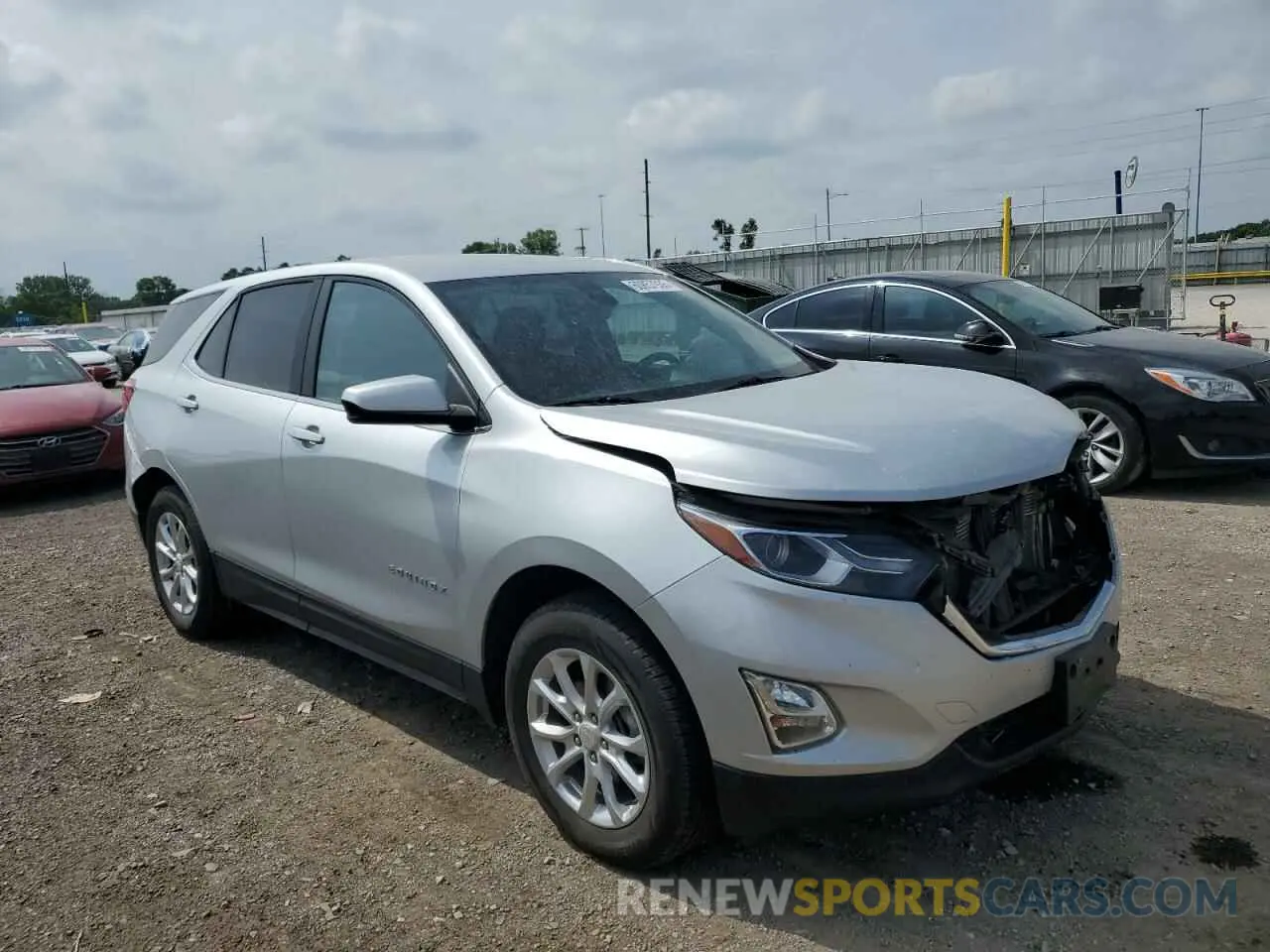 4 Photograph of a damaged car 3GNAXUEV7MS180580 CHEVROLET EQUINOX 2021
