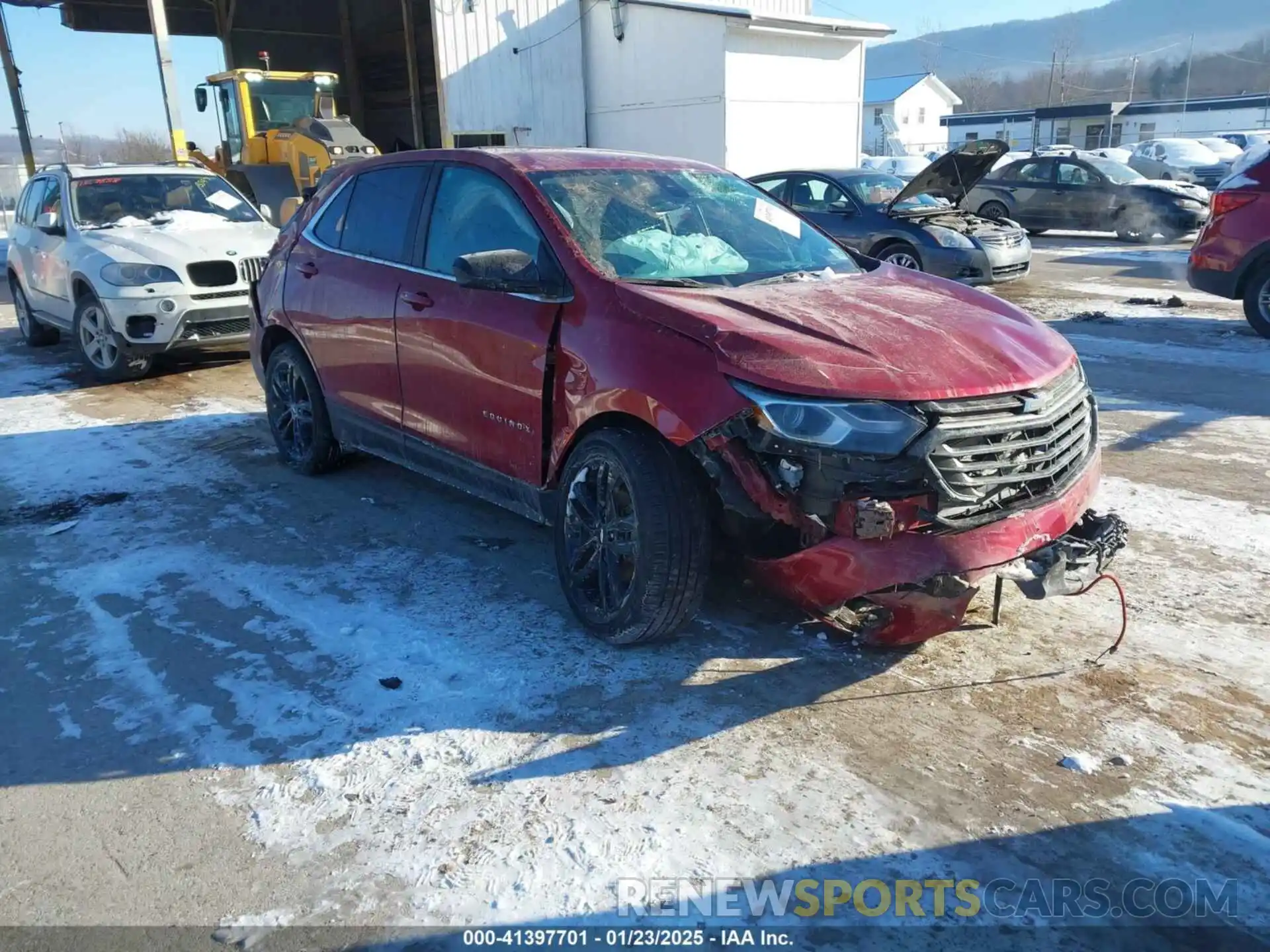 1 Photograph of a damaged car 3GNAXUEV8ML308951 CHEVROLET EQUINOX 2021