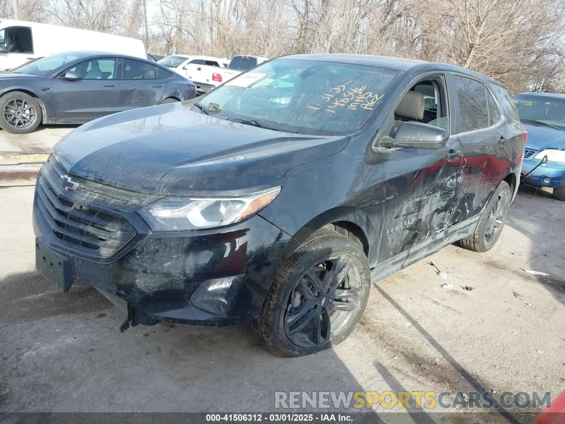 2 Photograph of a damaged car 3GNAXUEV8ML344557 CHEVROLET EQUINOX 2021