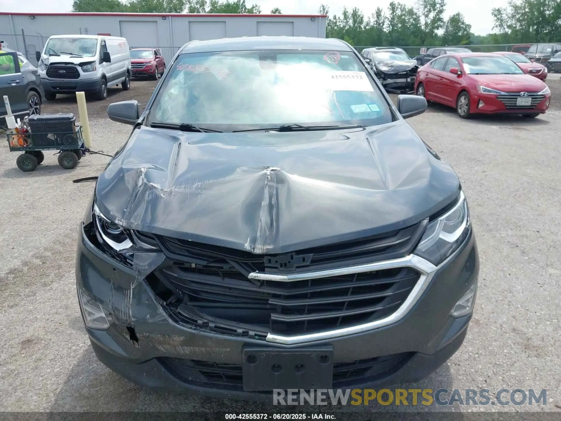 12 Photograph of a damaged car 3GNAXUEV8ML354179 CHEVROLET EQUINOX 2021