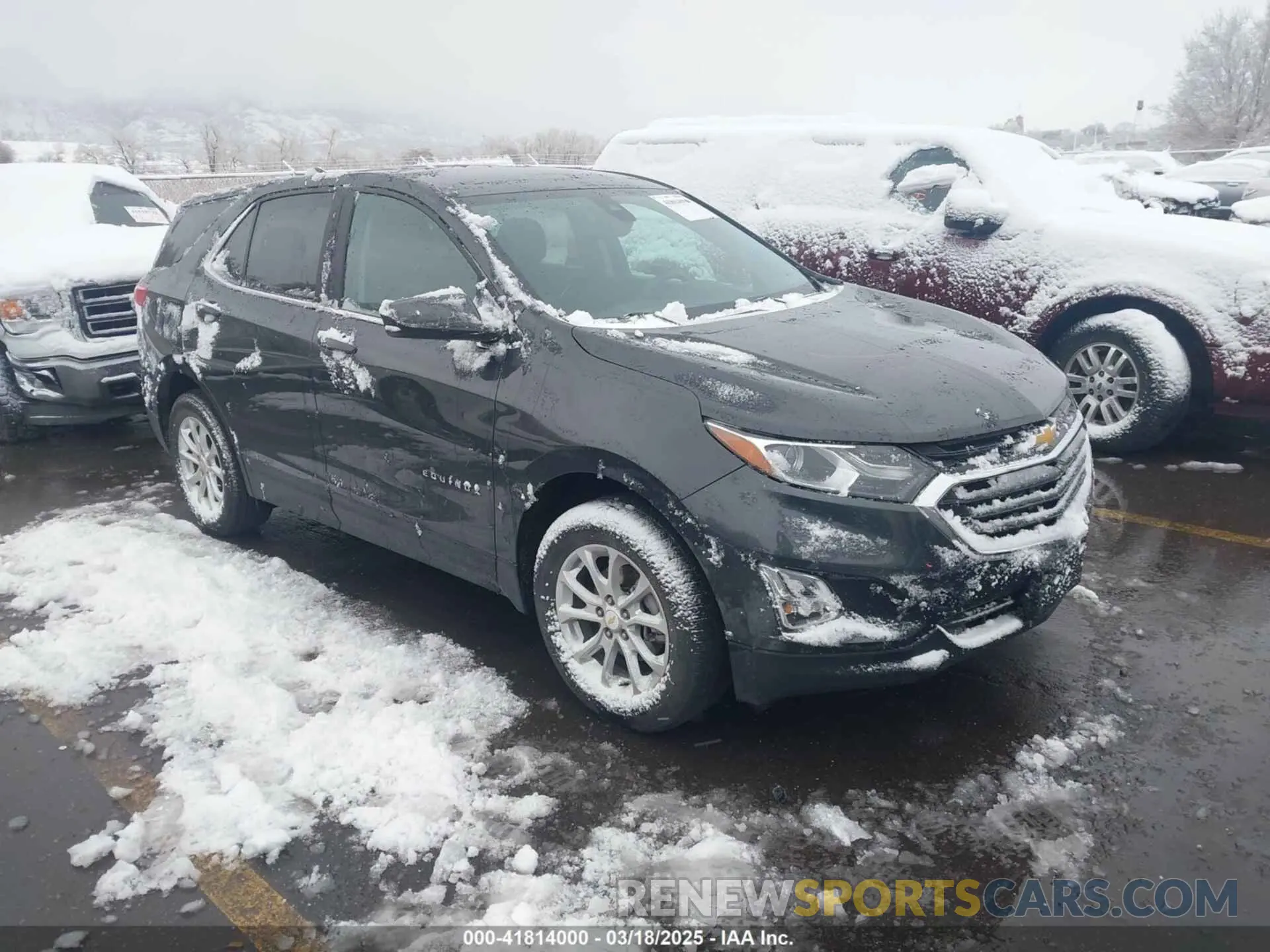 1 Photograph of a damaged car 3GNAXUEV8ML389871 CHEVROLET EQUINOX 2021
