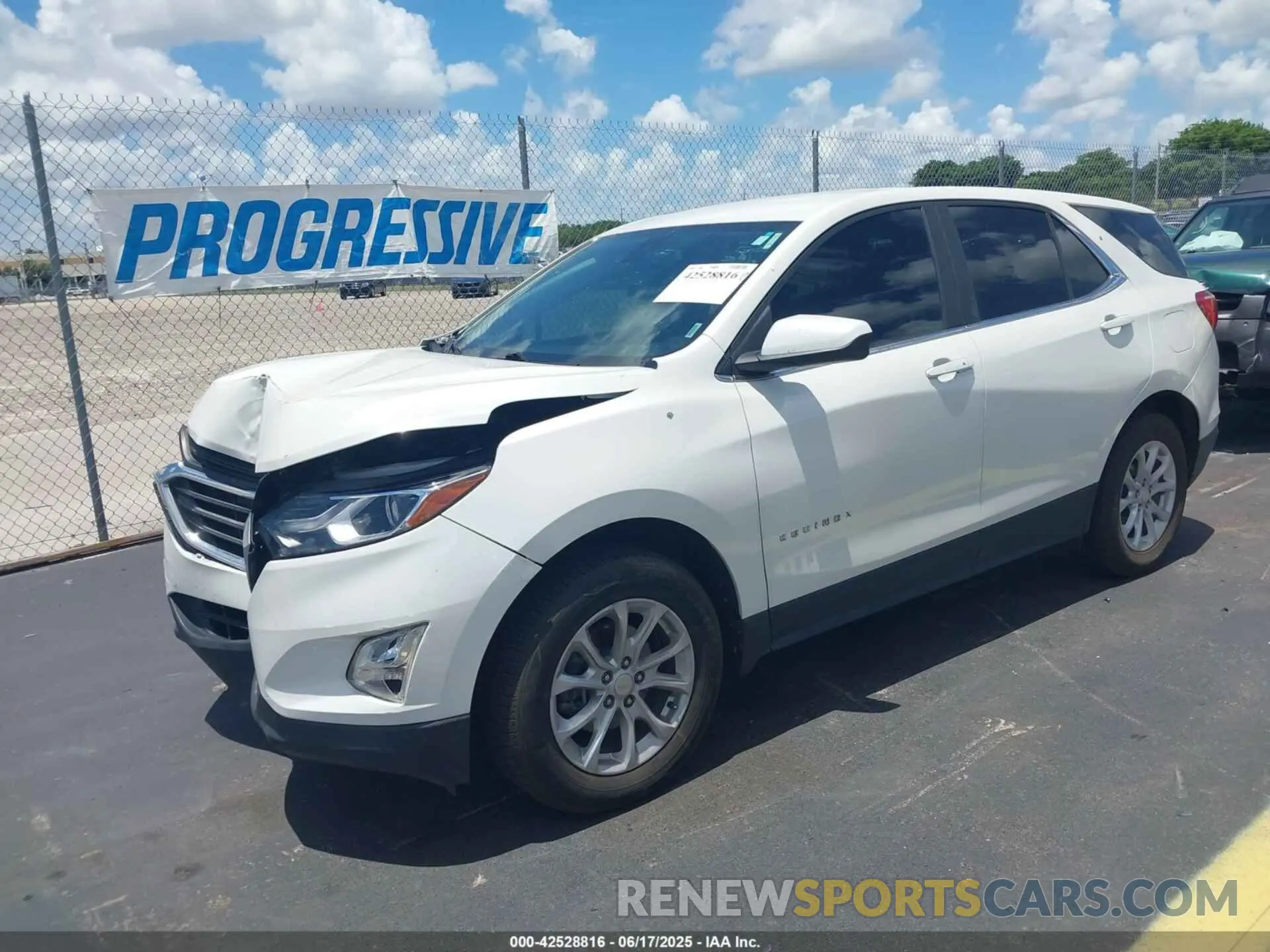 2 Photograph of a damaged car 3GNAXUEV8MS137656 CHEVROLET EQUINOX 2021