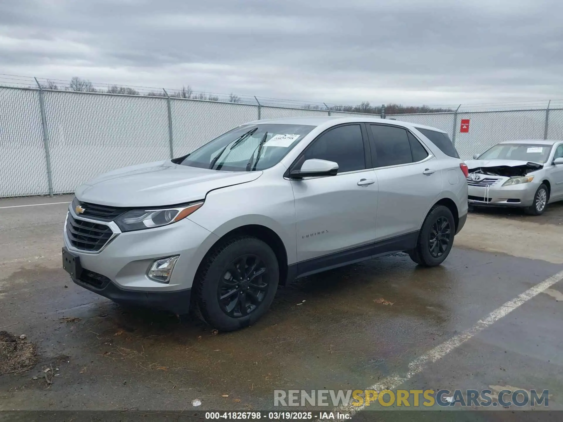 2 Photograph of a damaged car 3GNAXUEV8MS141044 CHEVROLET EQUINOX 2021