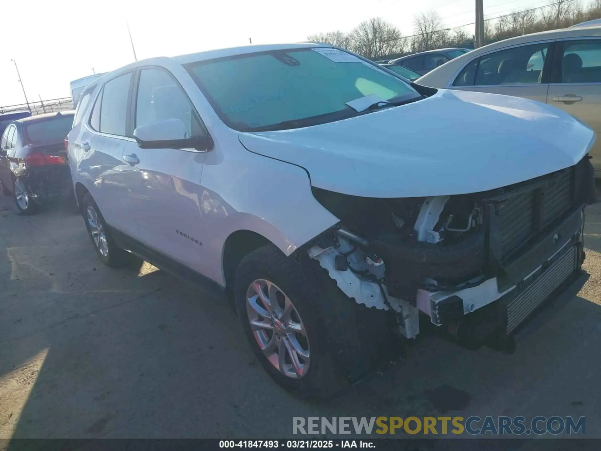 14 Photograph of a damaged car 3GNAXUEV8MS174951 CHEVROLET EQUINOX 2021
