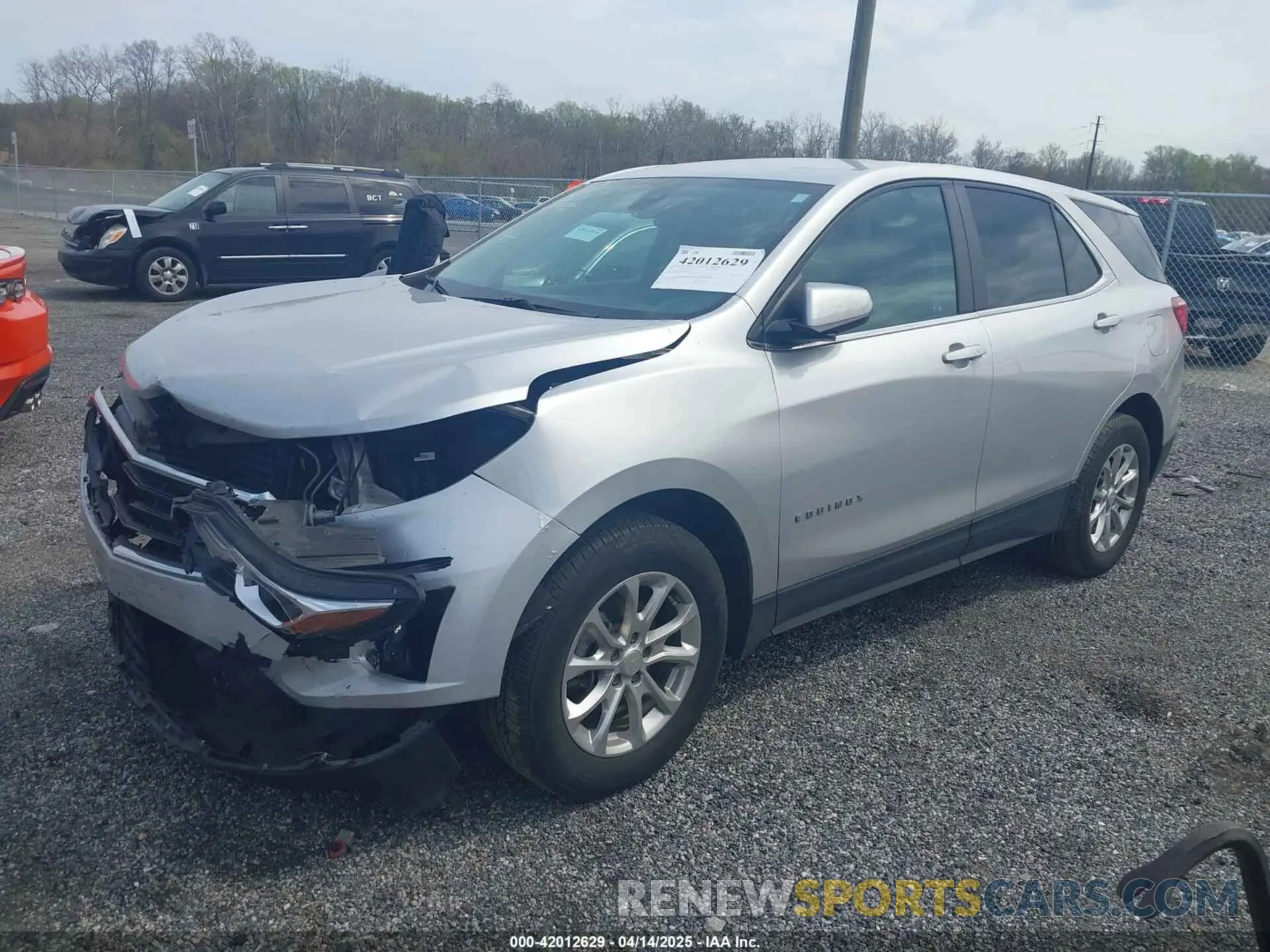 2 Photograph of a damaged car 3GNAXUEV8MS179647 CHEVROLET EQUINOX 2021