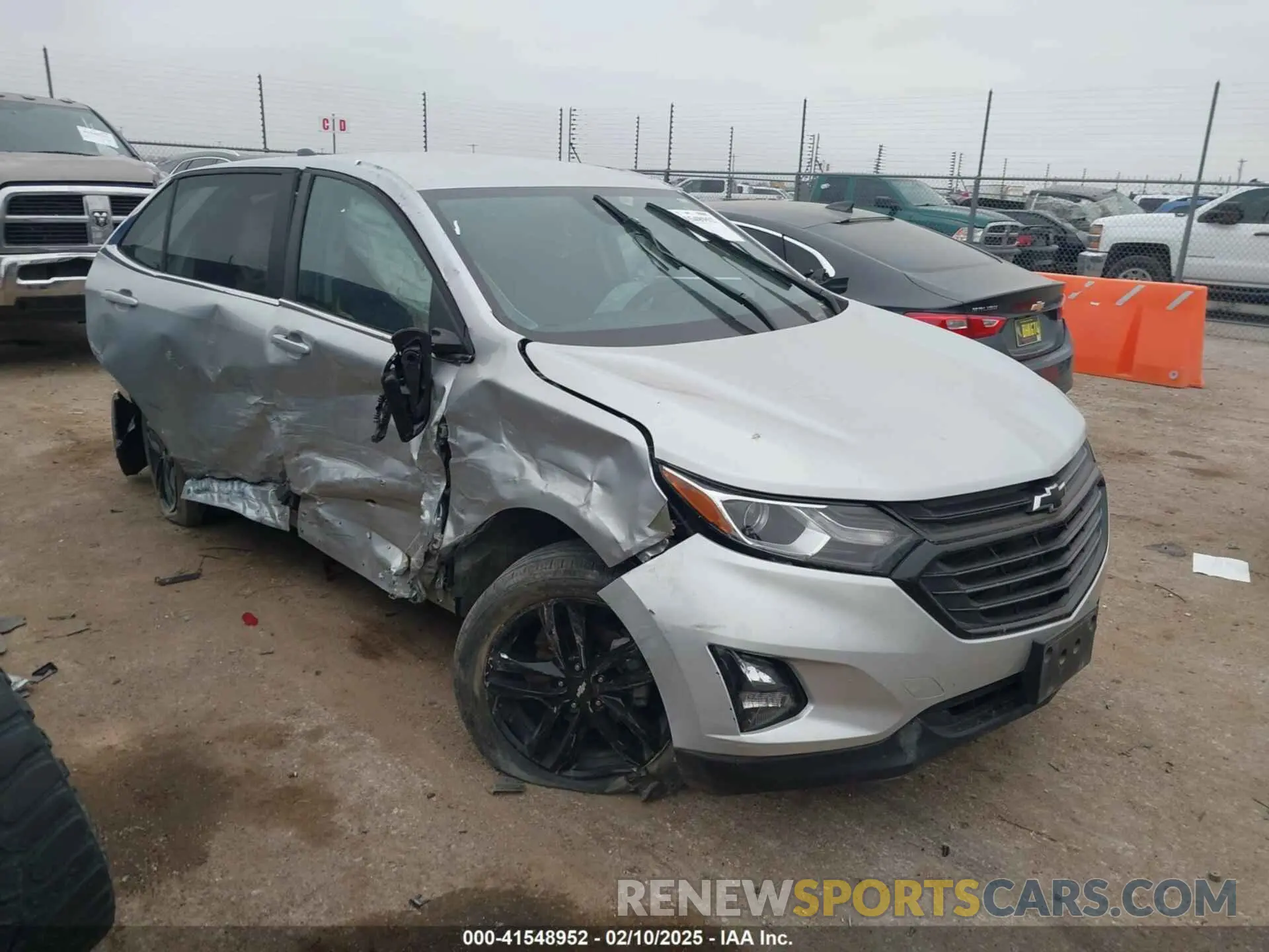 1 Photograph of a damaged car 3GNAXUEV9ML328657 CHEVROLET EQUINOX 2021