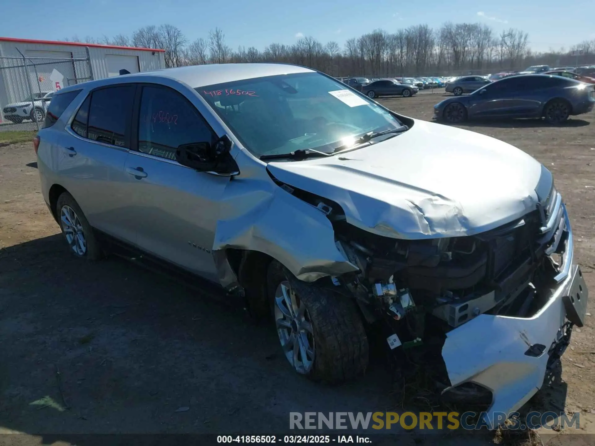 1 Photograph of a damaged car 3GNAXUEV9MS180984 CHEVROLET EQUINOX 2021