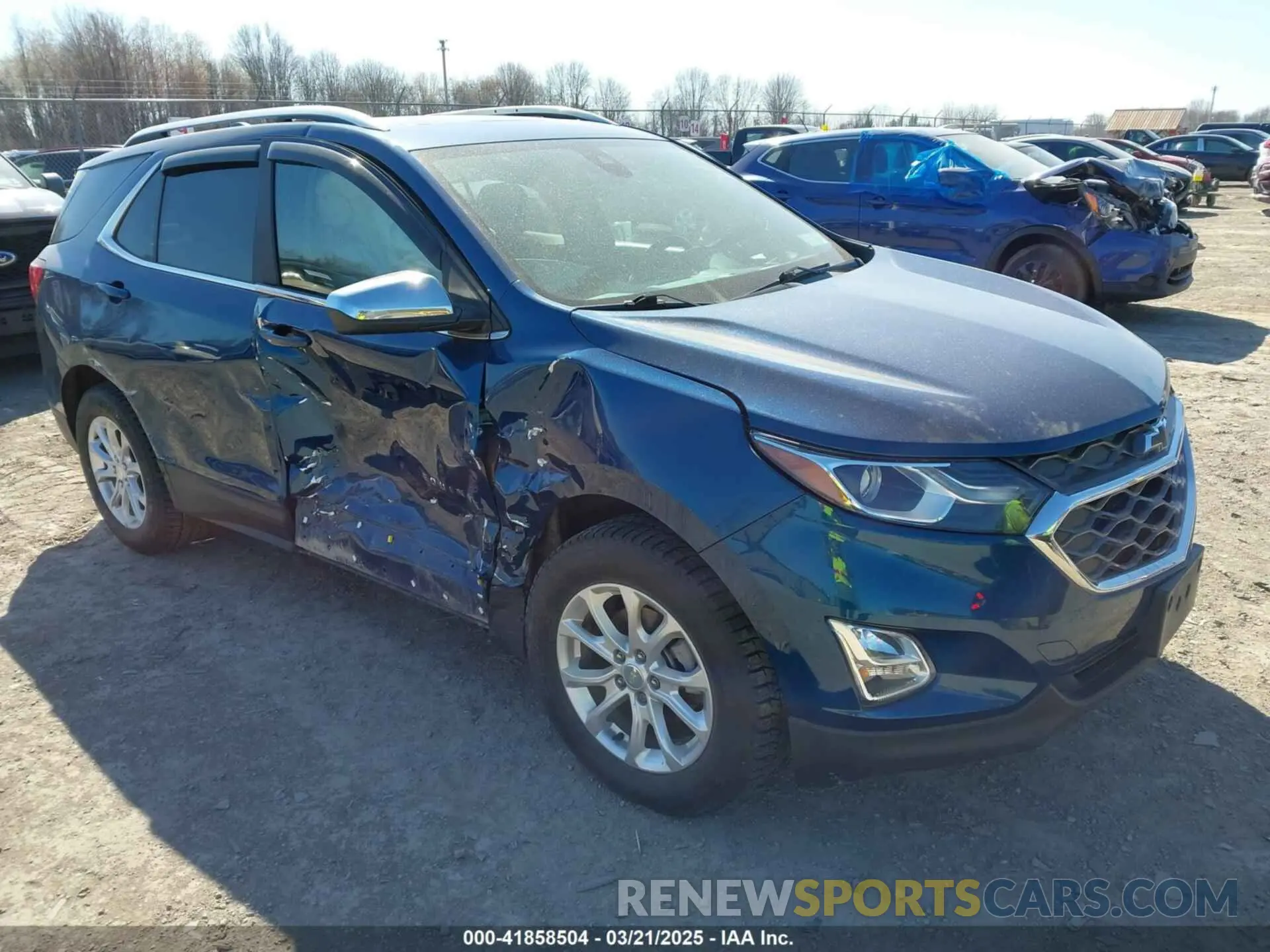 1 Photograph of a damaged car 3GNAXUEVXML308269 CHEVROLET EQUINOX 2021