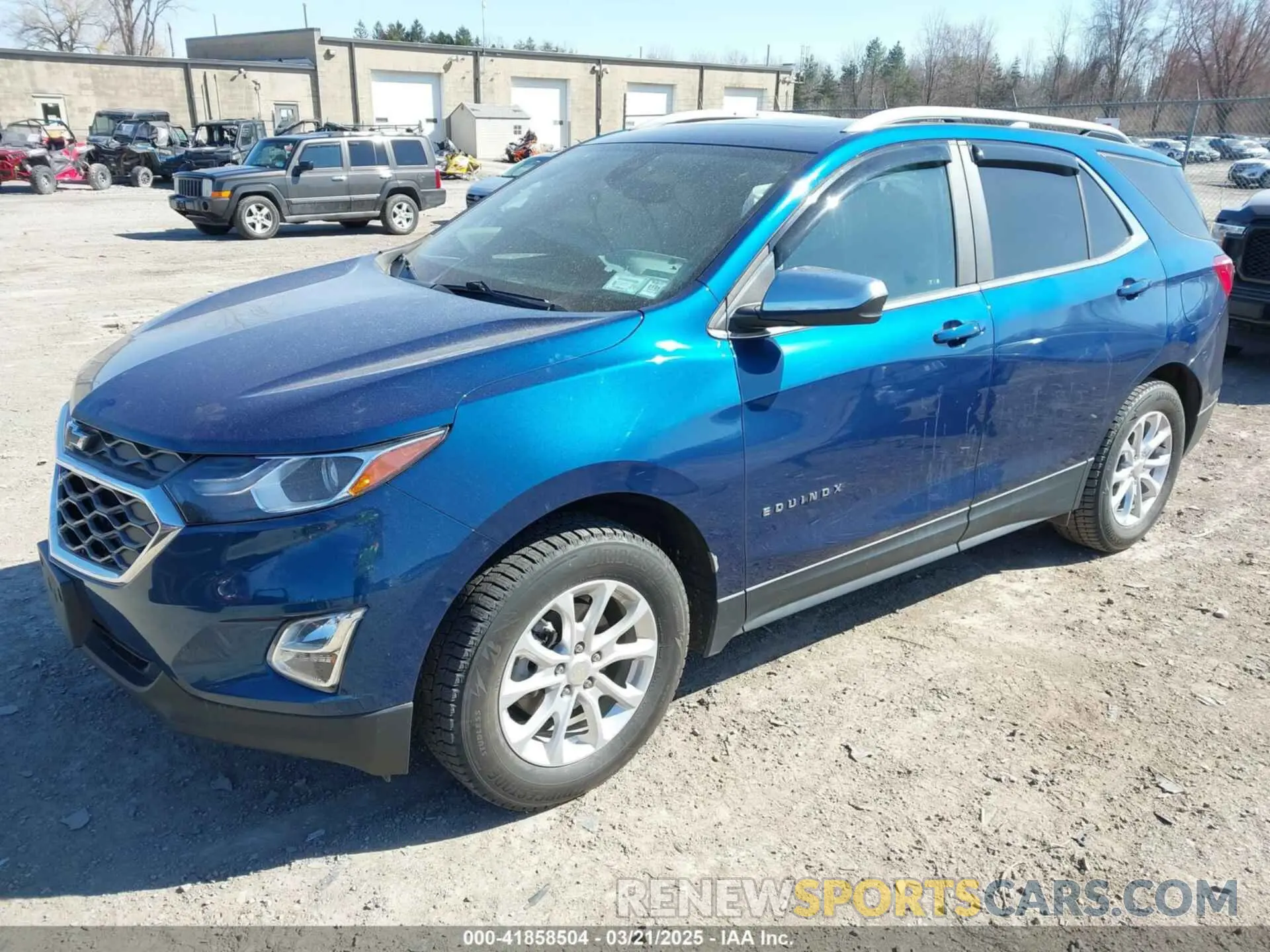 2 Photograph of a damaged car 3GNAXUEVXML308269 CHEVROLET EQUINOX 2021