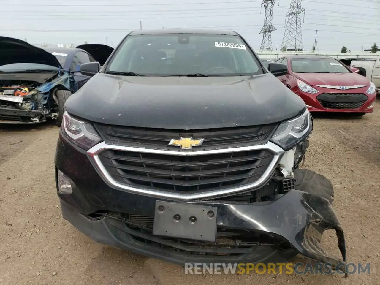 5 Photograph of a damaged car 3GNAXUEVXML373719 CHEVROLET EQUINOX 2021