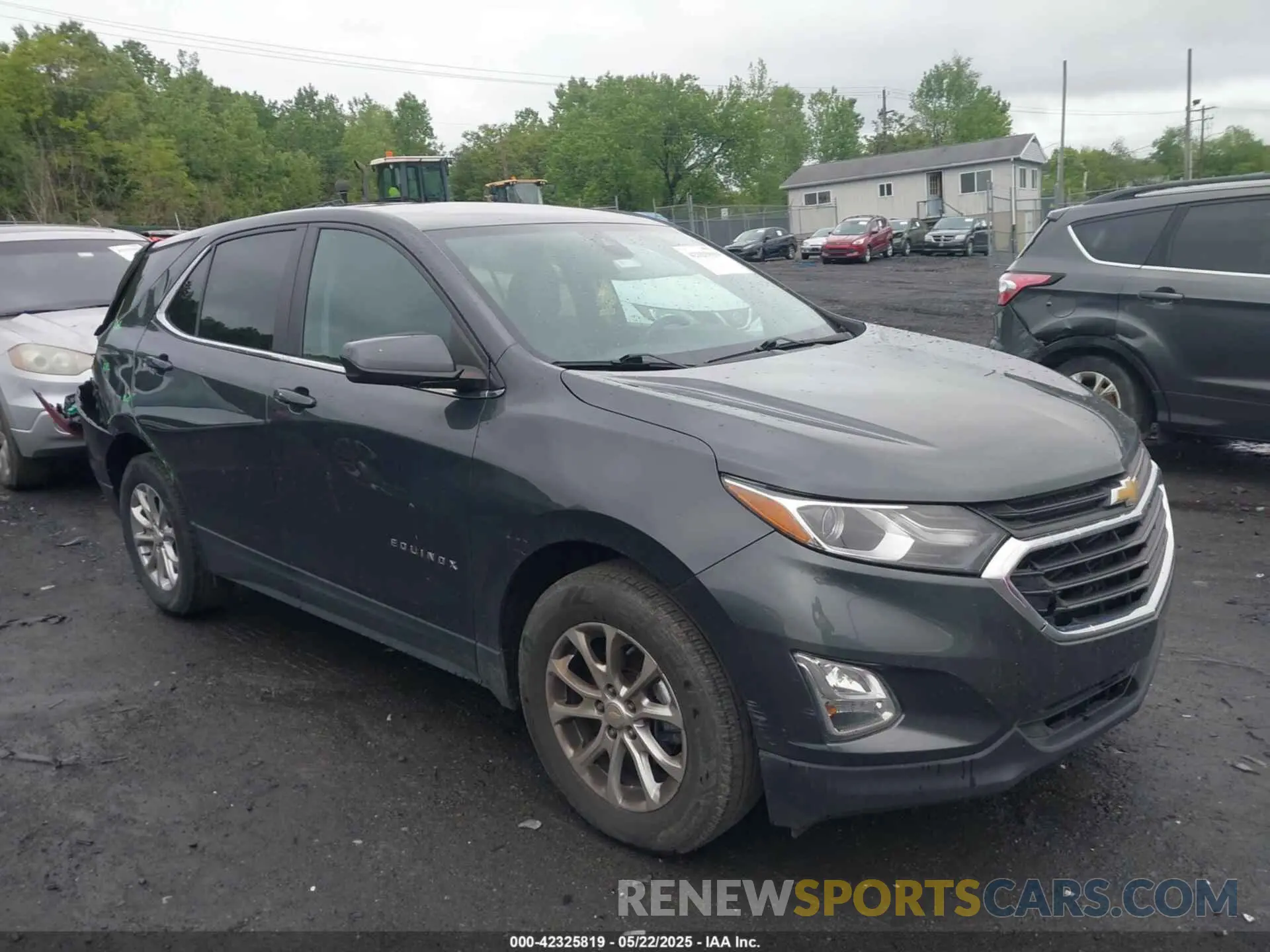 1 Photograph of a damaged car 3GNAXUEVXML378399 CHEVROLET EQUINOX 2021